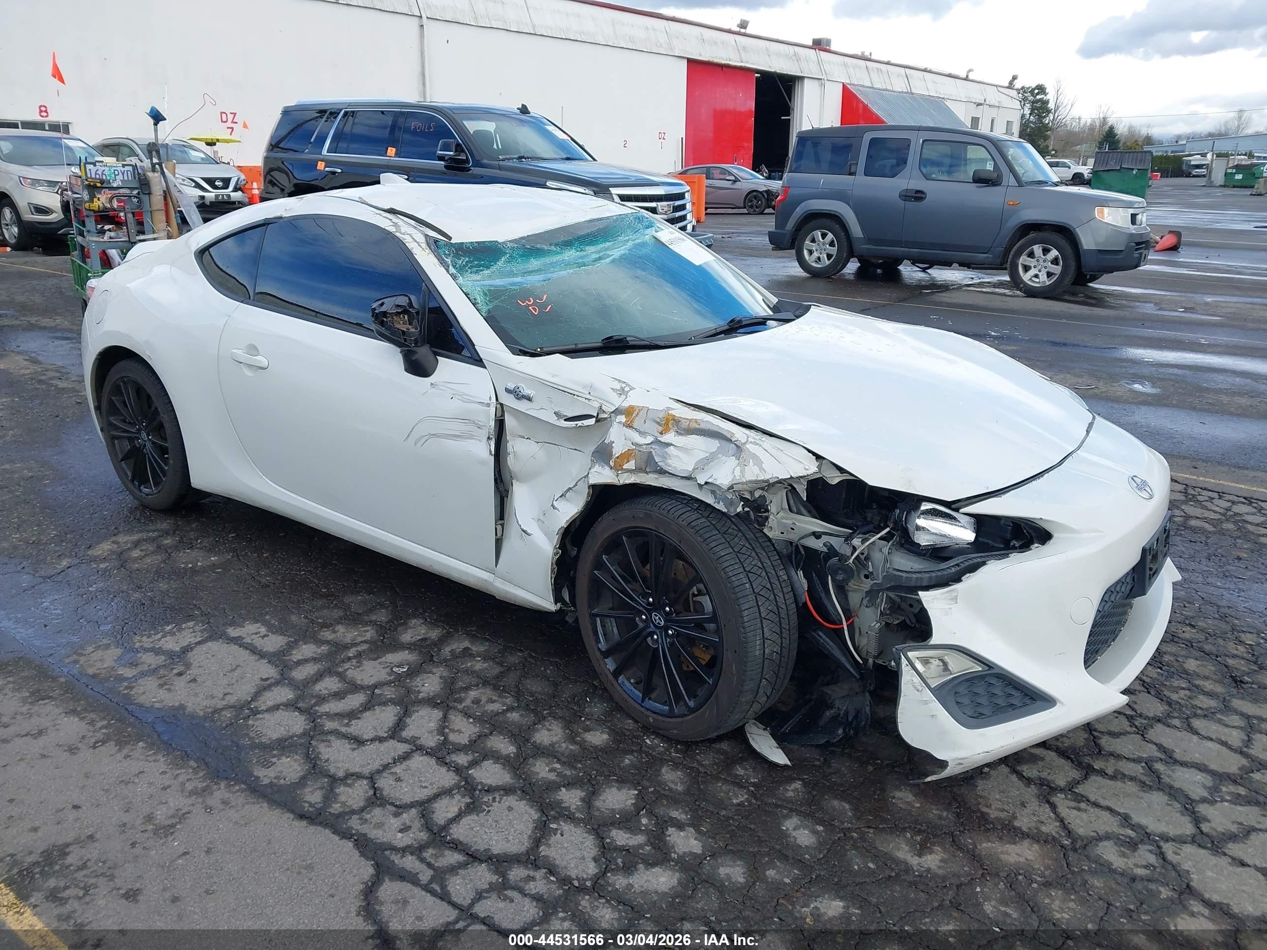 2015 Scion FR-S, VIN JF1ZNAA13F8707504 — Опрокидывание