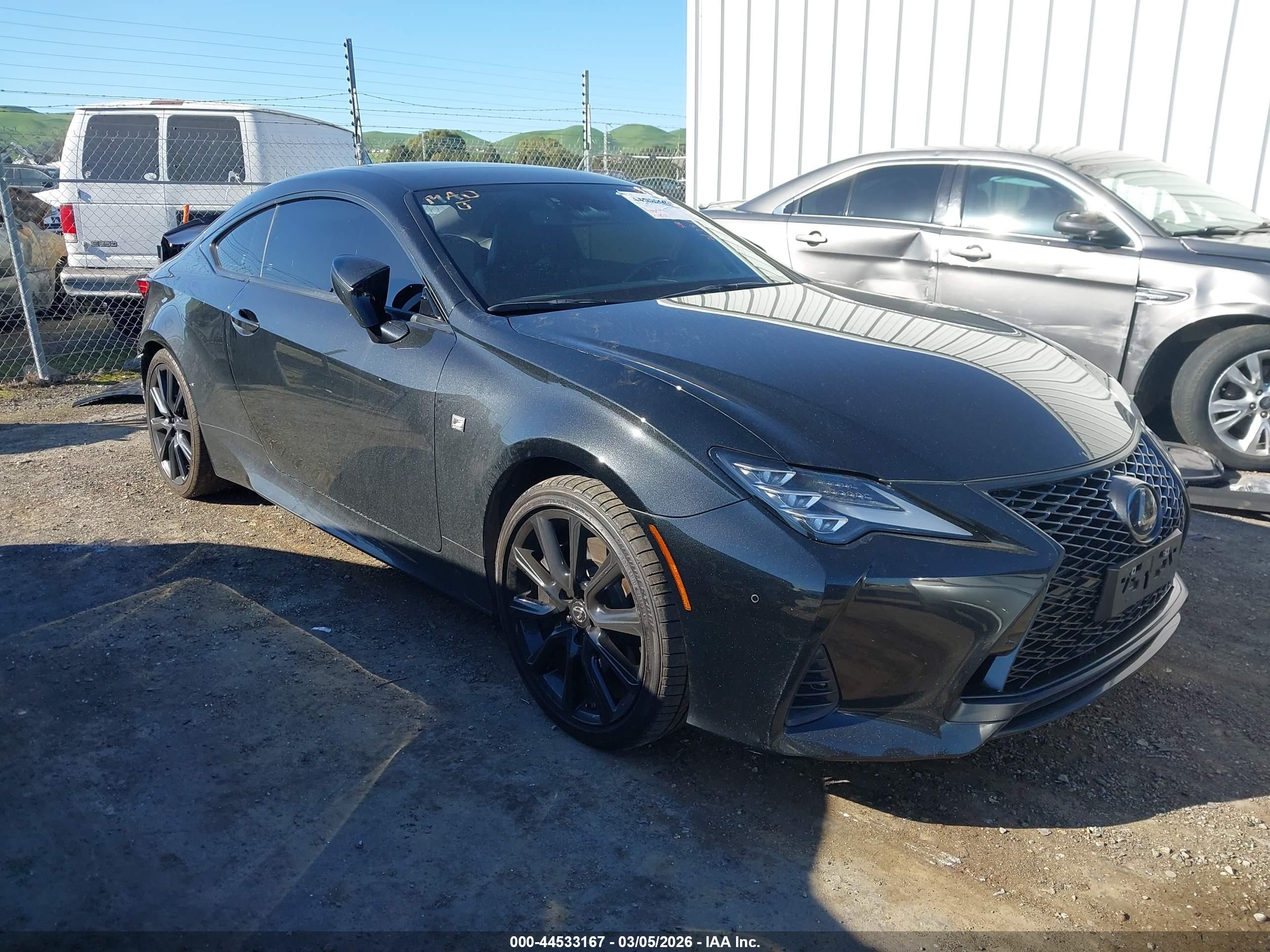 2020 Lexus RC 350 F Sport, VIN JTHGZ5BC5L5021859 — Rear end