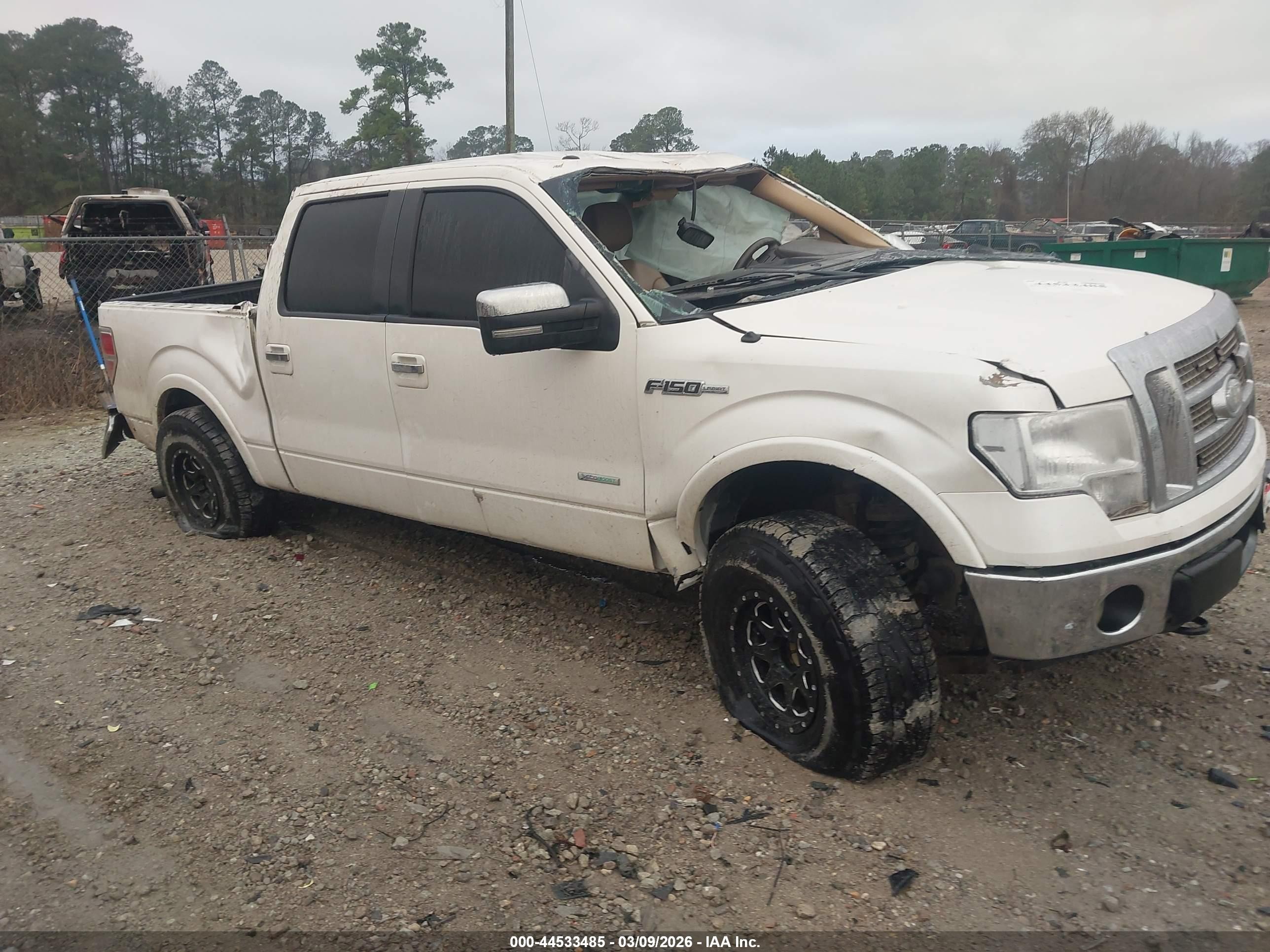 2011 Ford F-150 Lariat, VIN 1FTFW1ET2BFD36041 — Fresh water flood