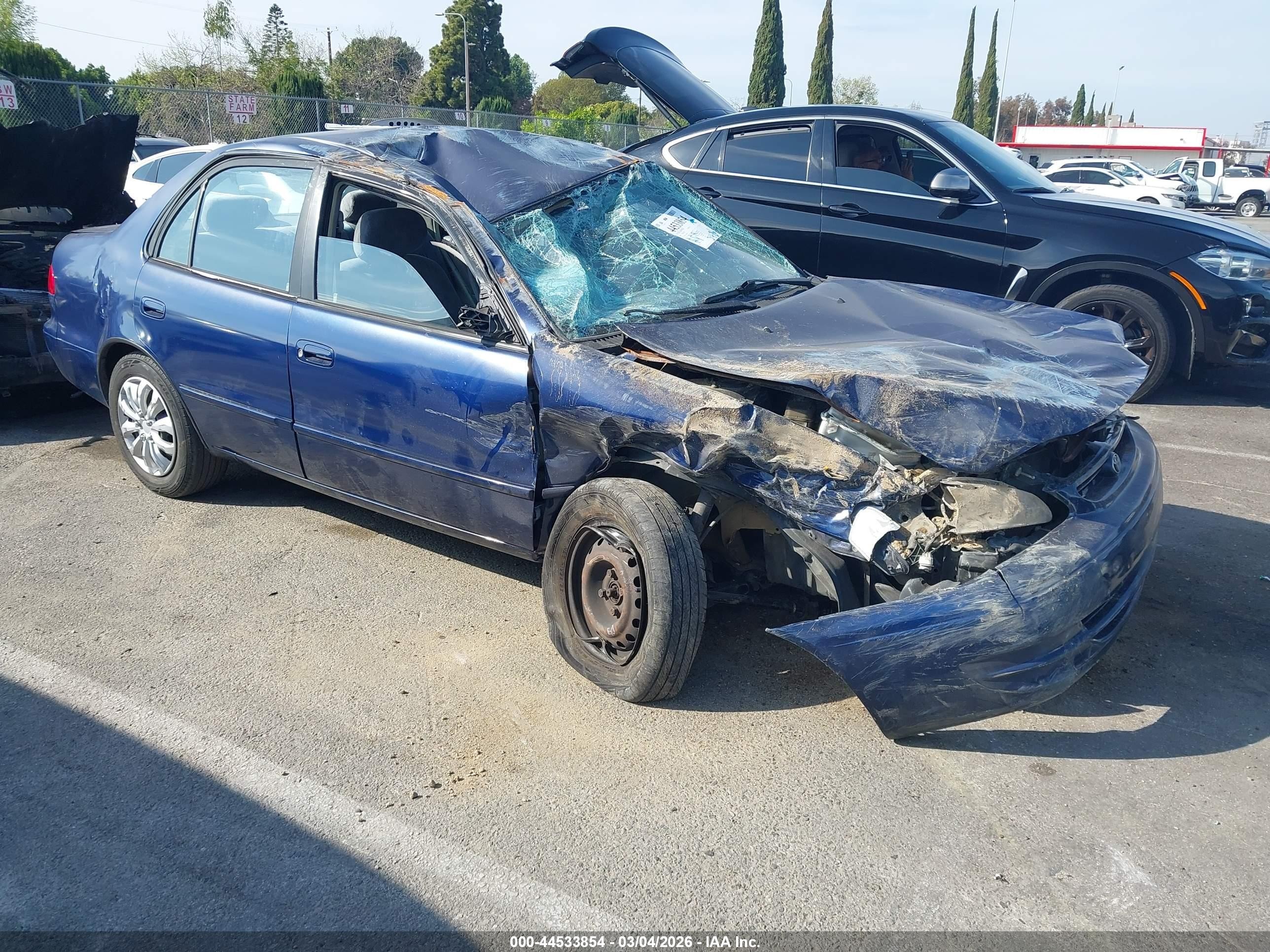 1998 Toyota Corolla LE, VIN 1NXBR18E4WZ065550 — По всему кузову