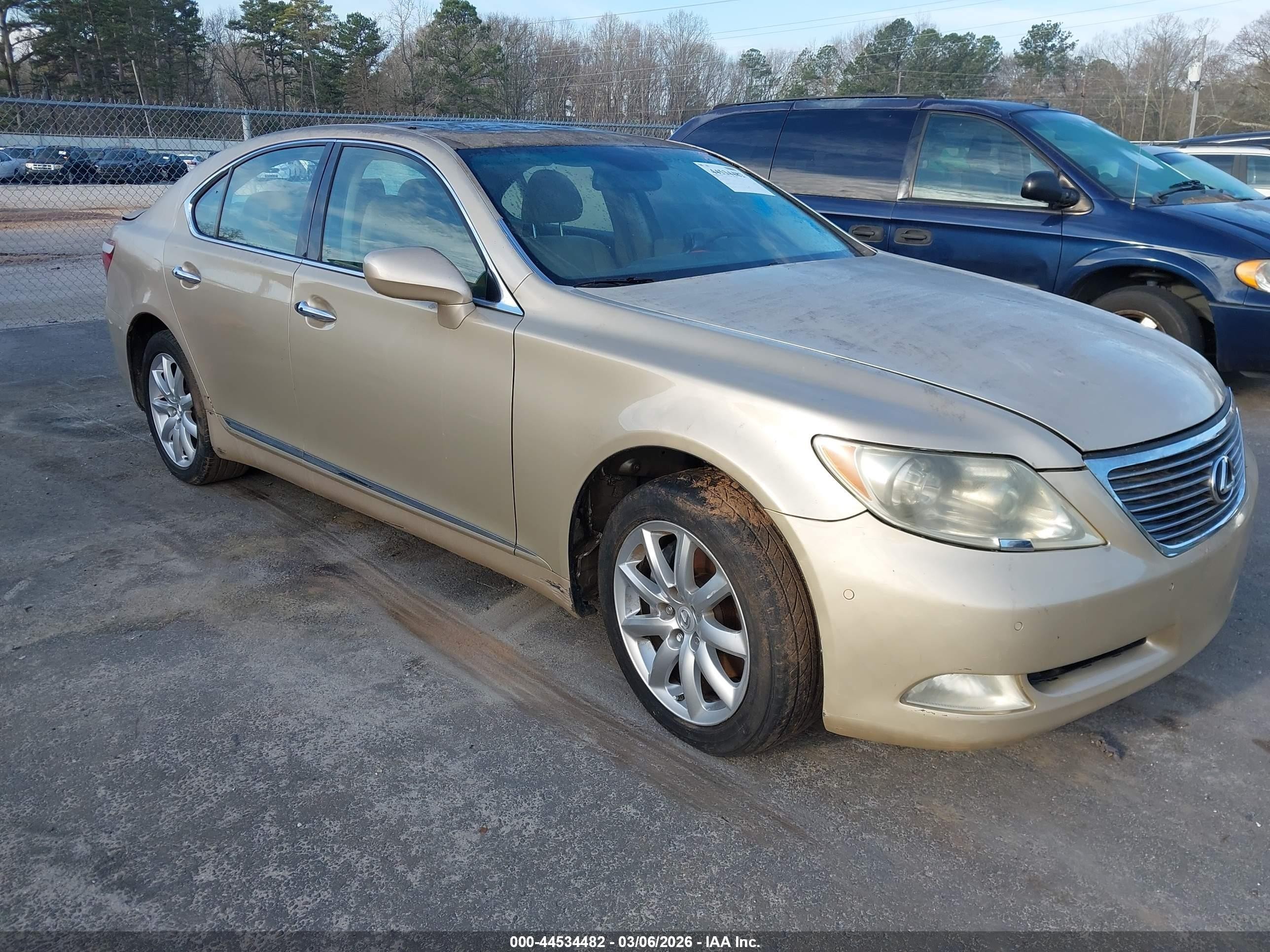 2007 Lexus LS 460, VIN JTHBL46F975047526 — Repossession