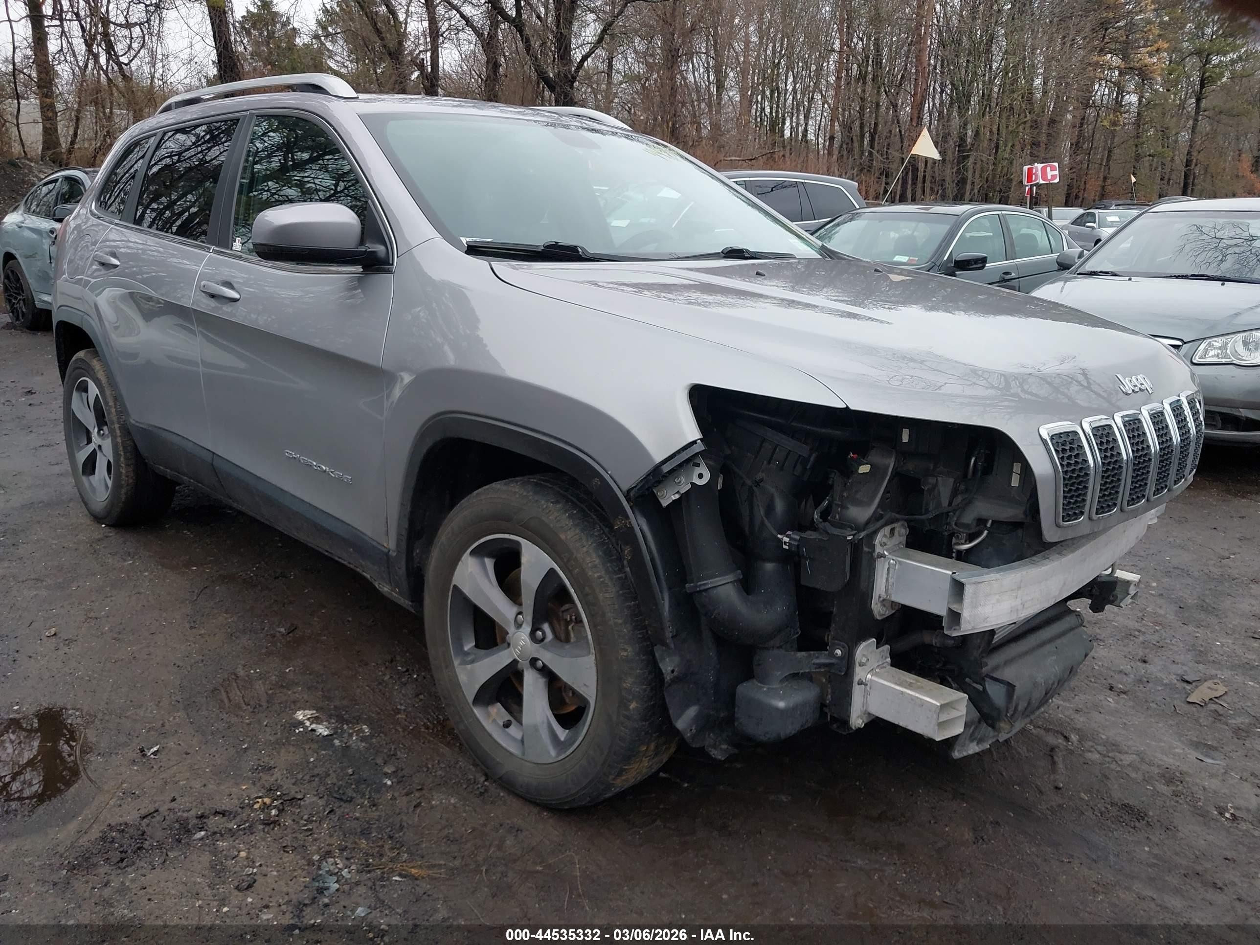 2019 Jeep Cherokee Limited, VIN 1C4PJMDN4KD162198 — Front end