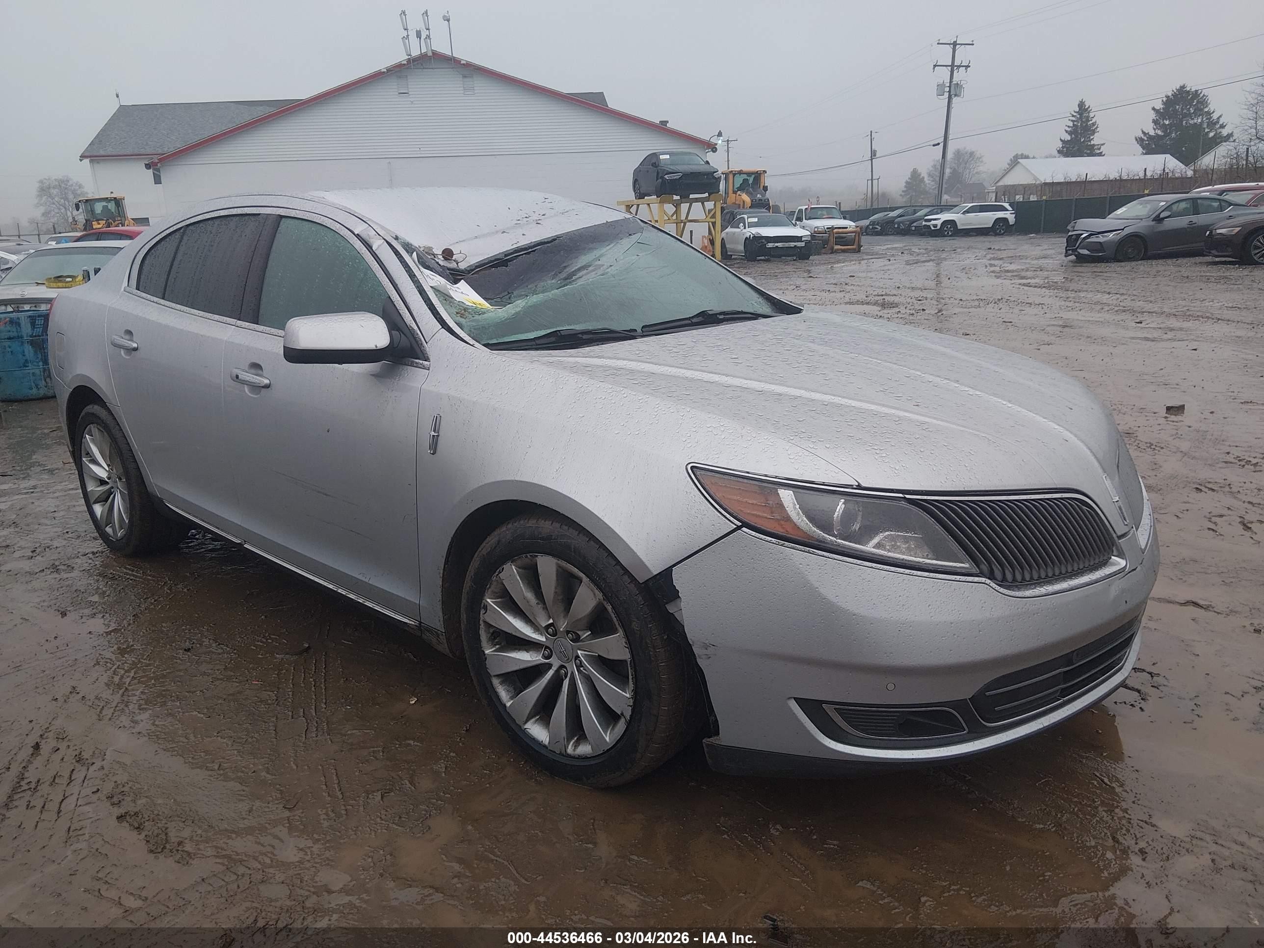 2013 Lincoln MKS, VIN 1LNHL9DKXDG607736 — Крыша