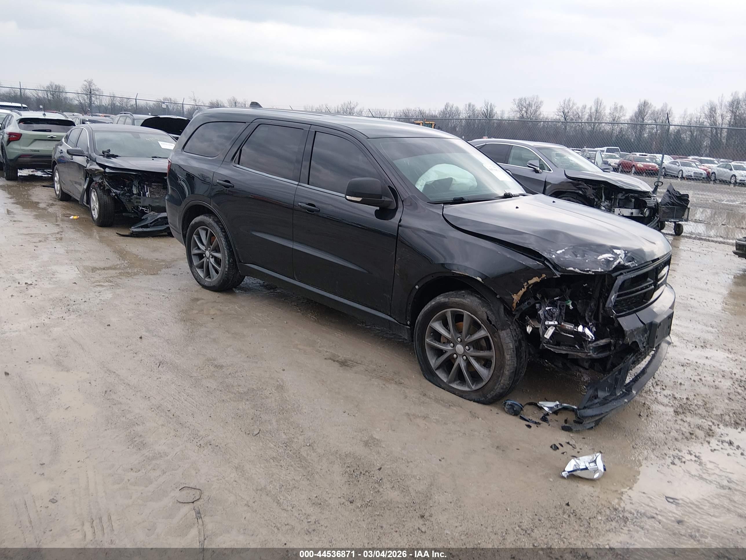 2018 Dodge Durango GT, VIN 1C4RDJDGXJC395300 — Перед