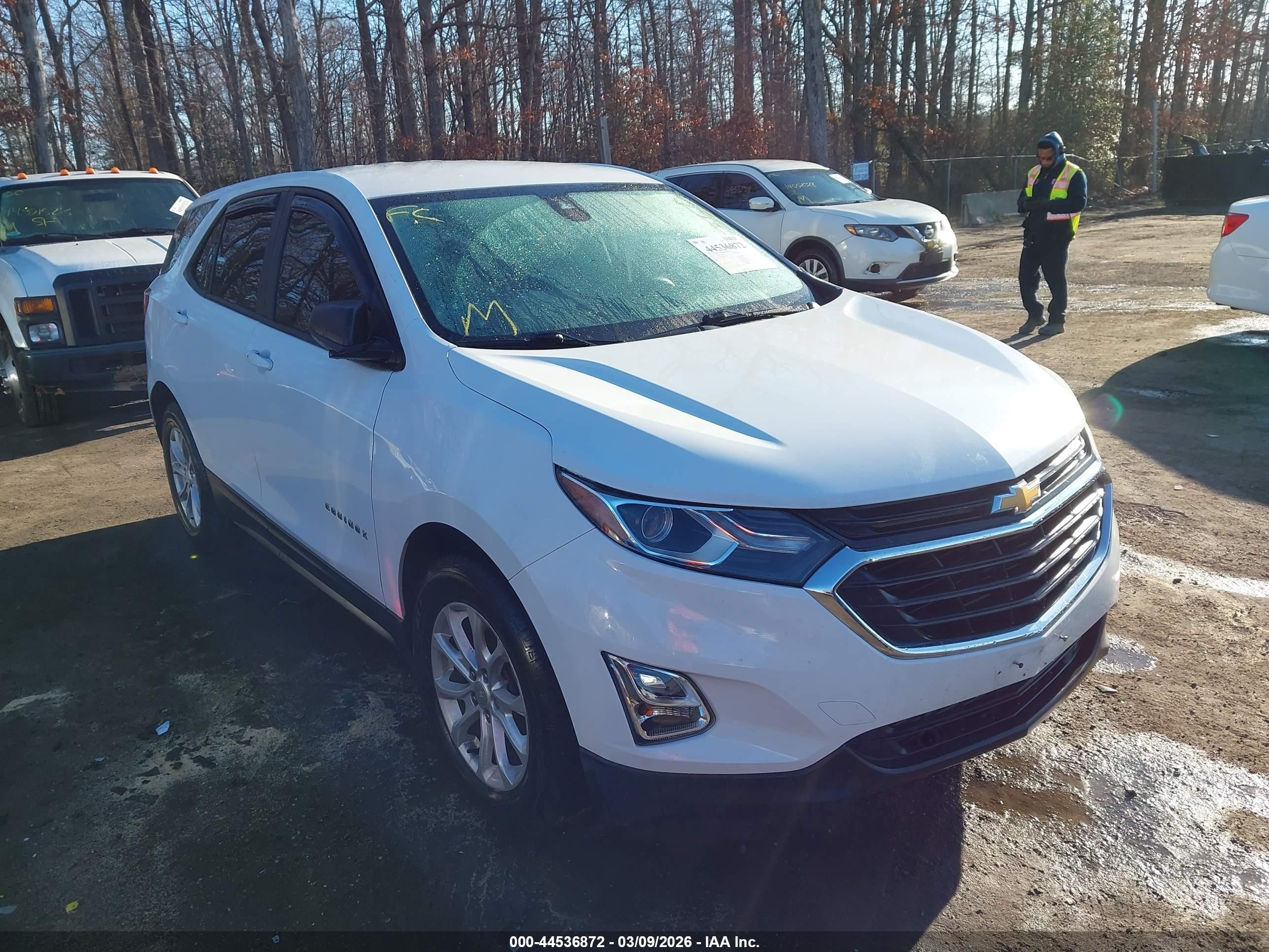 2020 Chevrolet Equinox LS, VIN 3GNAXHEV9LS643115 — Side