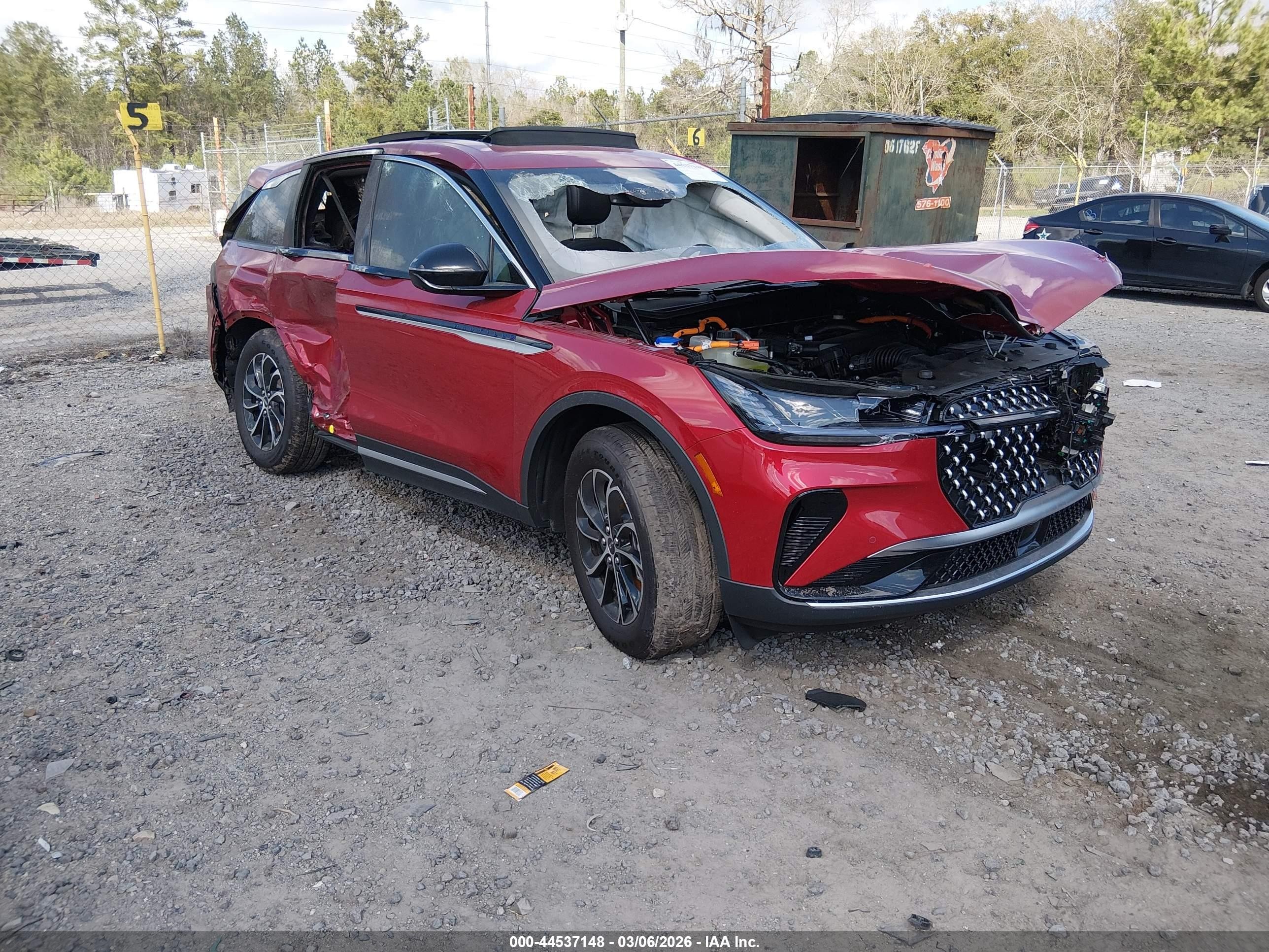 2026 Lincoln Nautilus Premiere, VIN 5LMPJ8J47TJ996299 — Interior fire