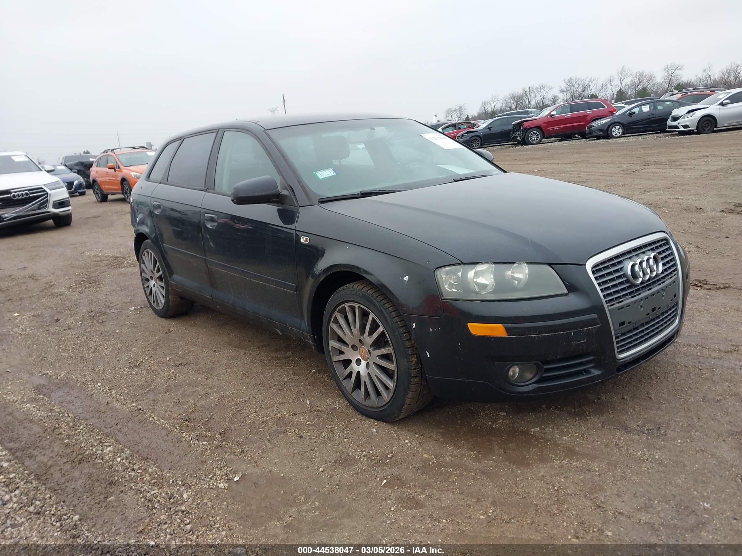 2008 Audi A3, VIN WAUNF78P08A110953 — Зад