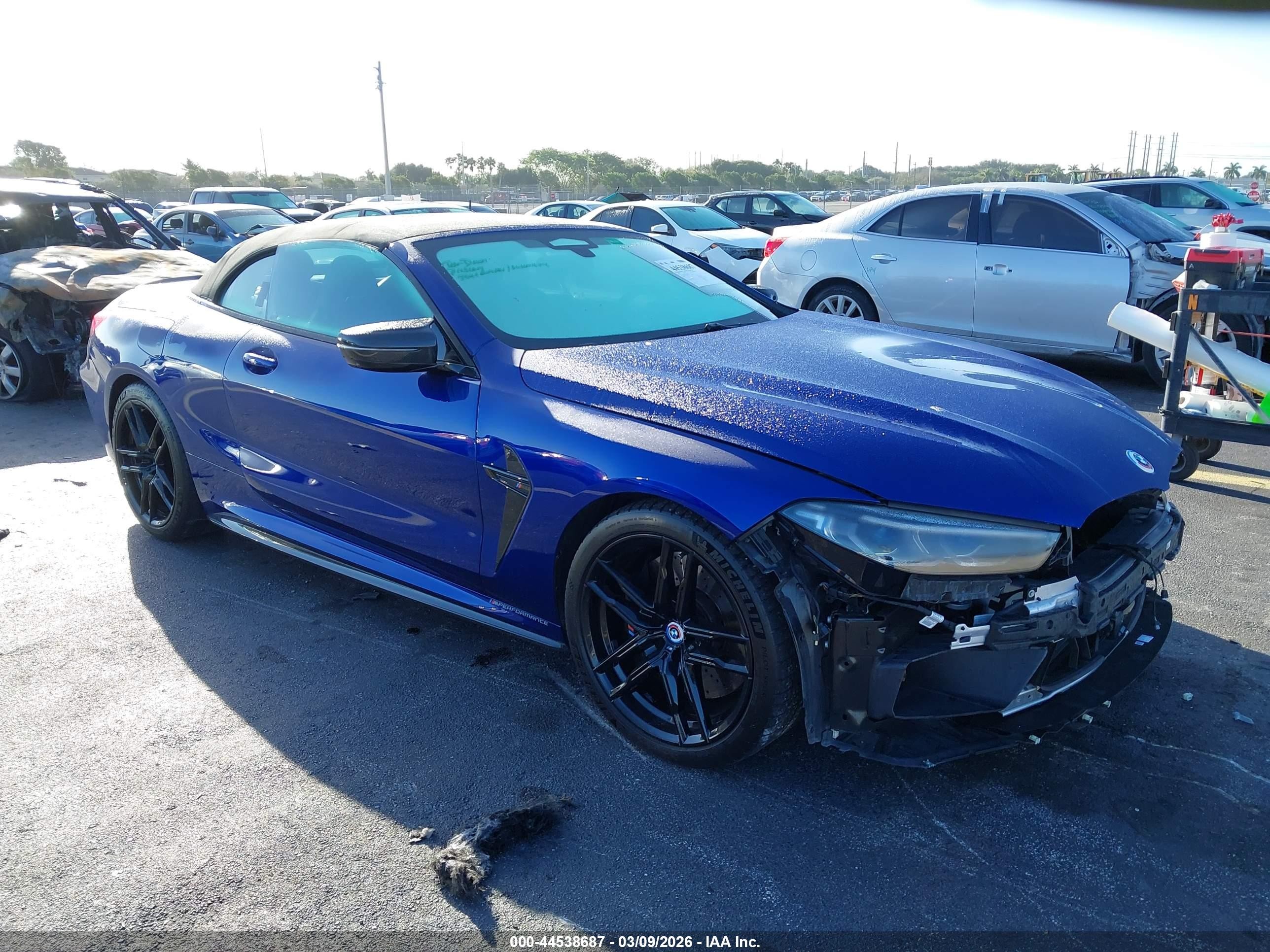 2023 BMW M8 Competition, VIN WBSDZ0C02PCM59017 — Front end