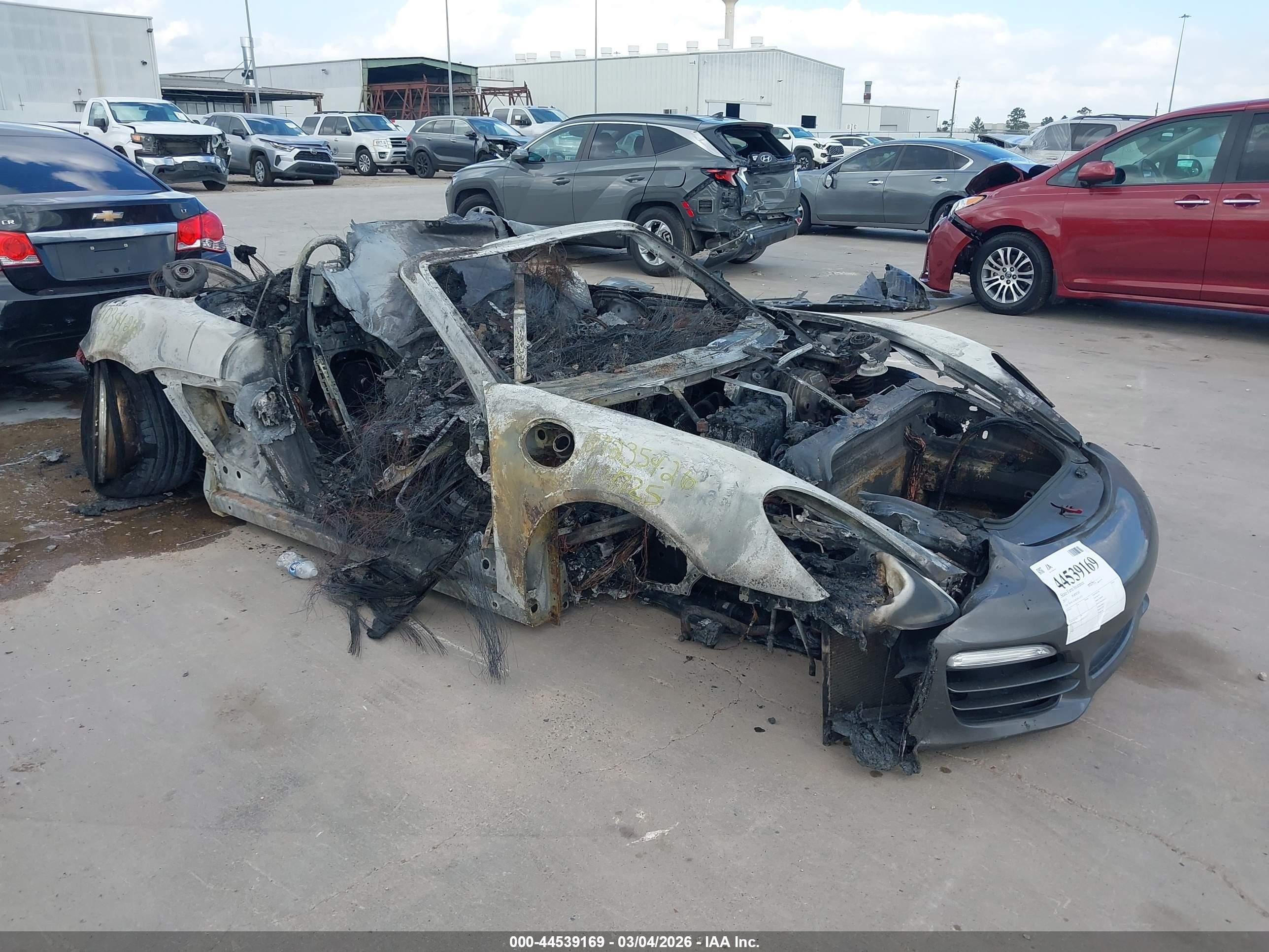 2013 Porsche Boxster, VIN WP0CA2A83DS114725 — Burn