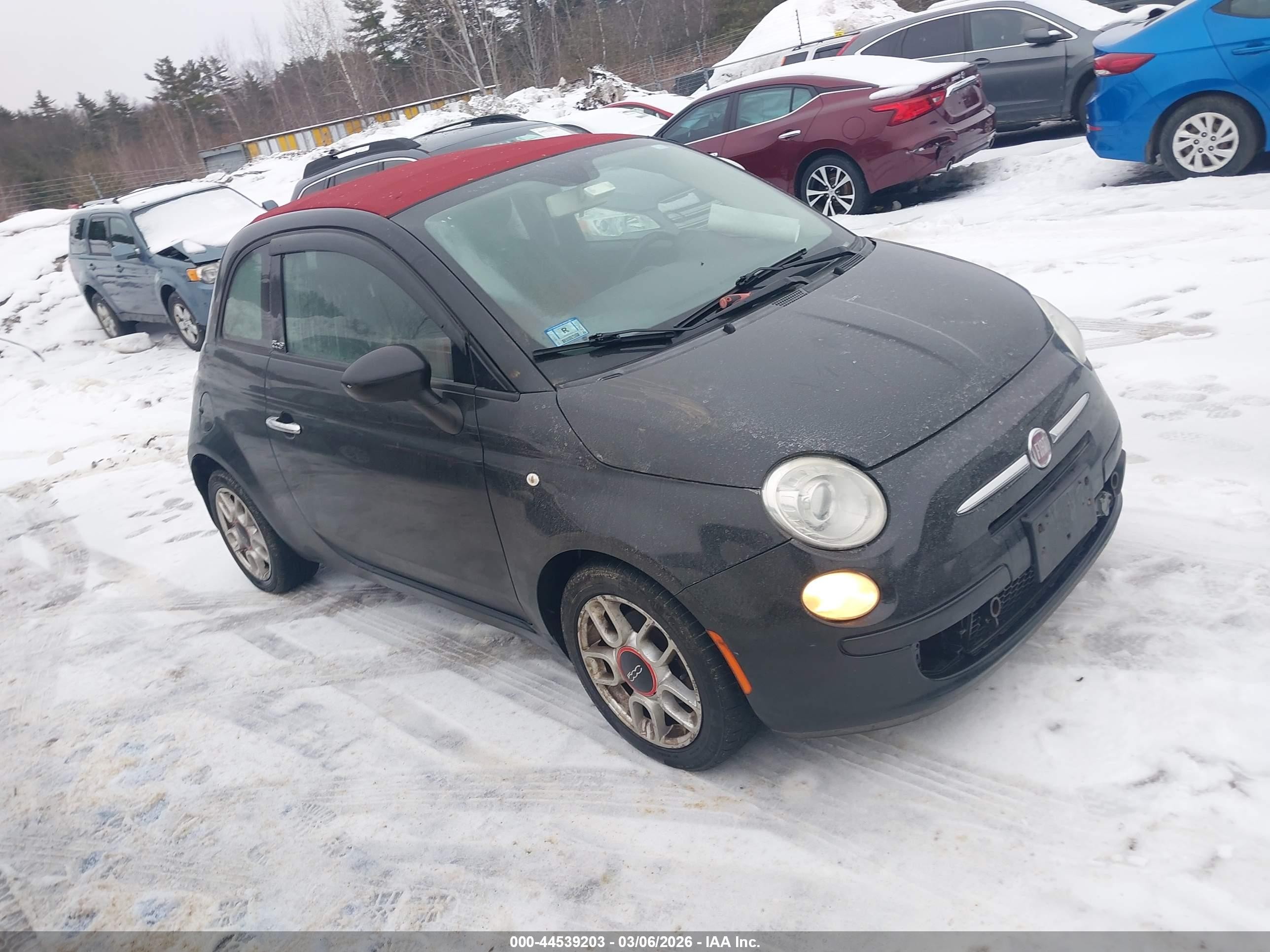 2012 FIAT 500 Pop, VIN 3C3CFFDR1CT185775 — Normal wear