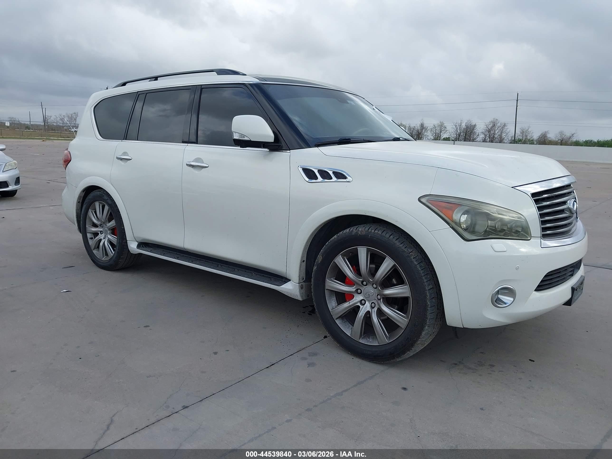 2012 Infiniti QX56 7-passenger, VIN JN8AZ2NF6C9518055 — Repossession