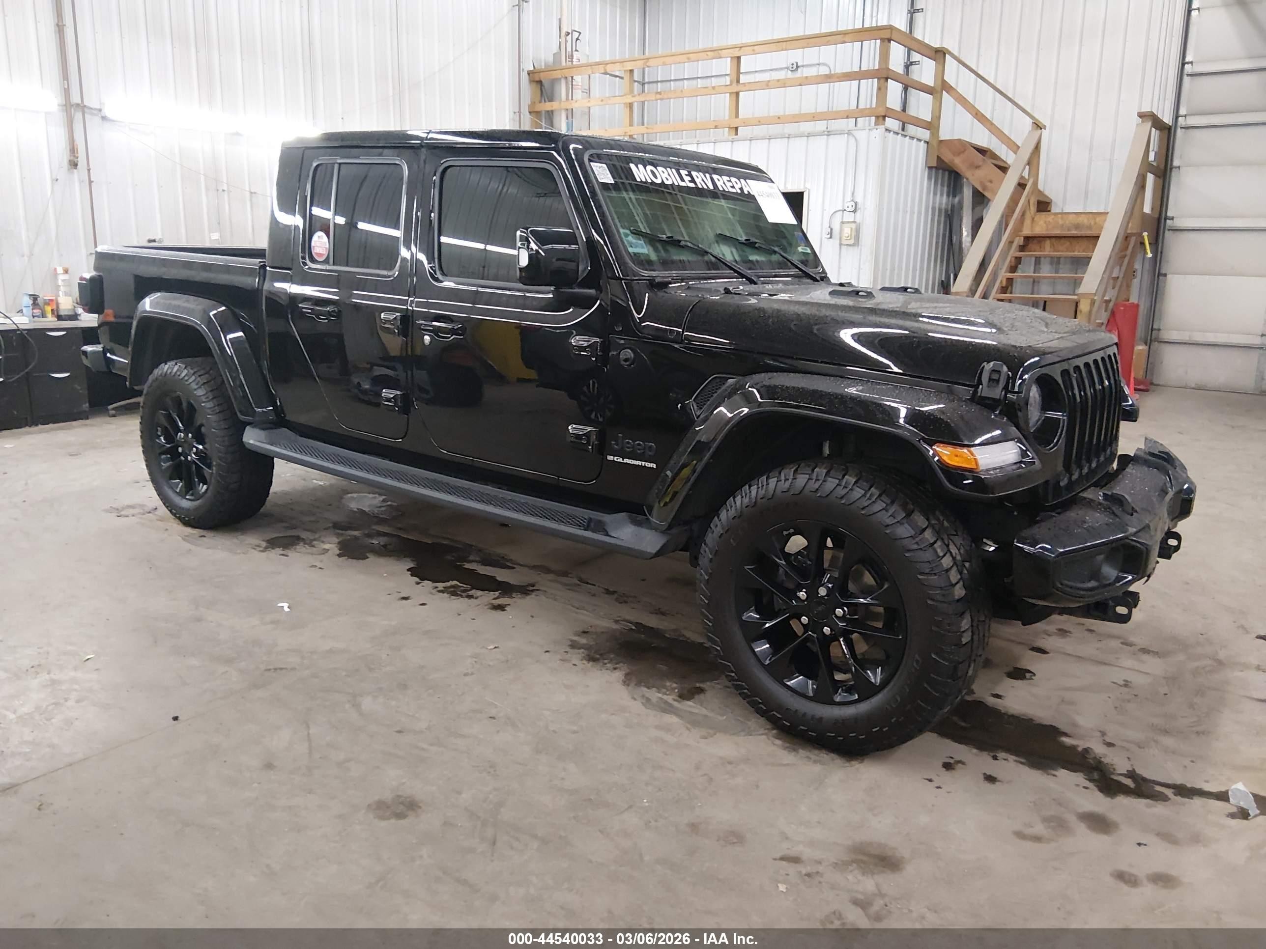 2023 Jeep Gladiator Overland, VIN 1C6JJTFM3PL585718 — Interior fire