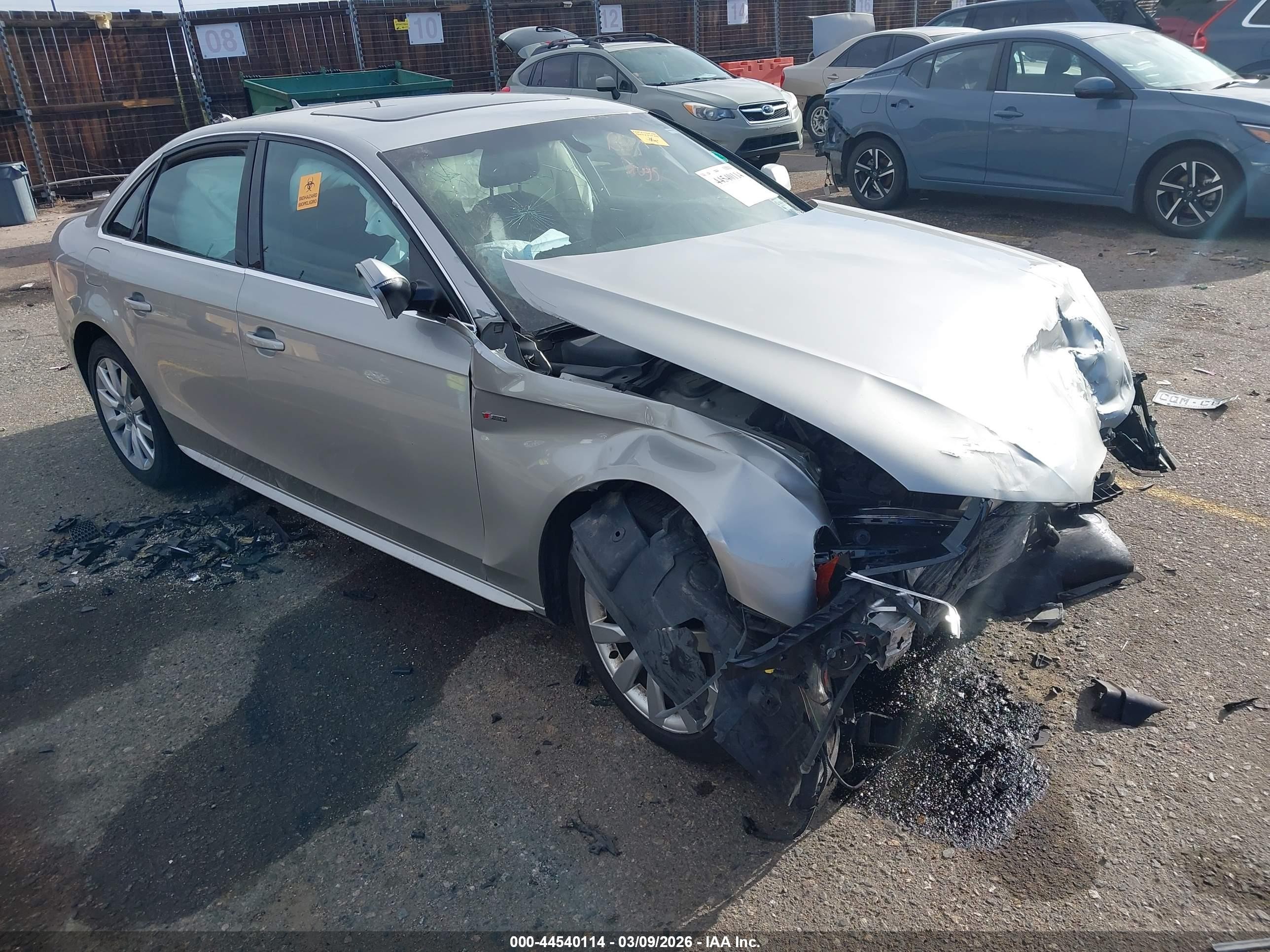 2015 Audi A4 Premium, VIN WAUAFAFL0FN018159 — Biohazard / chemical