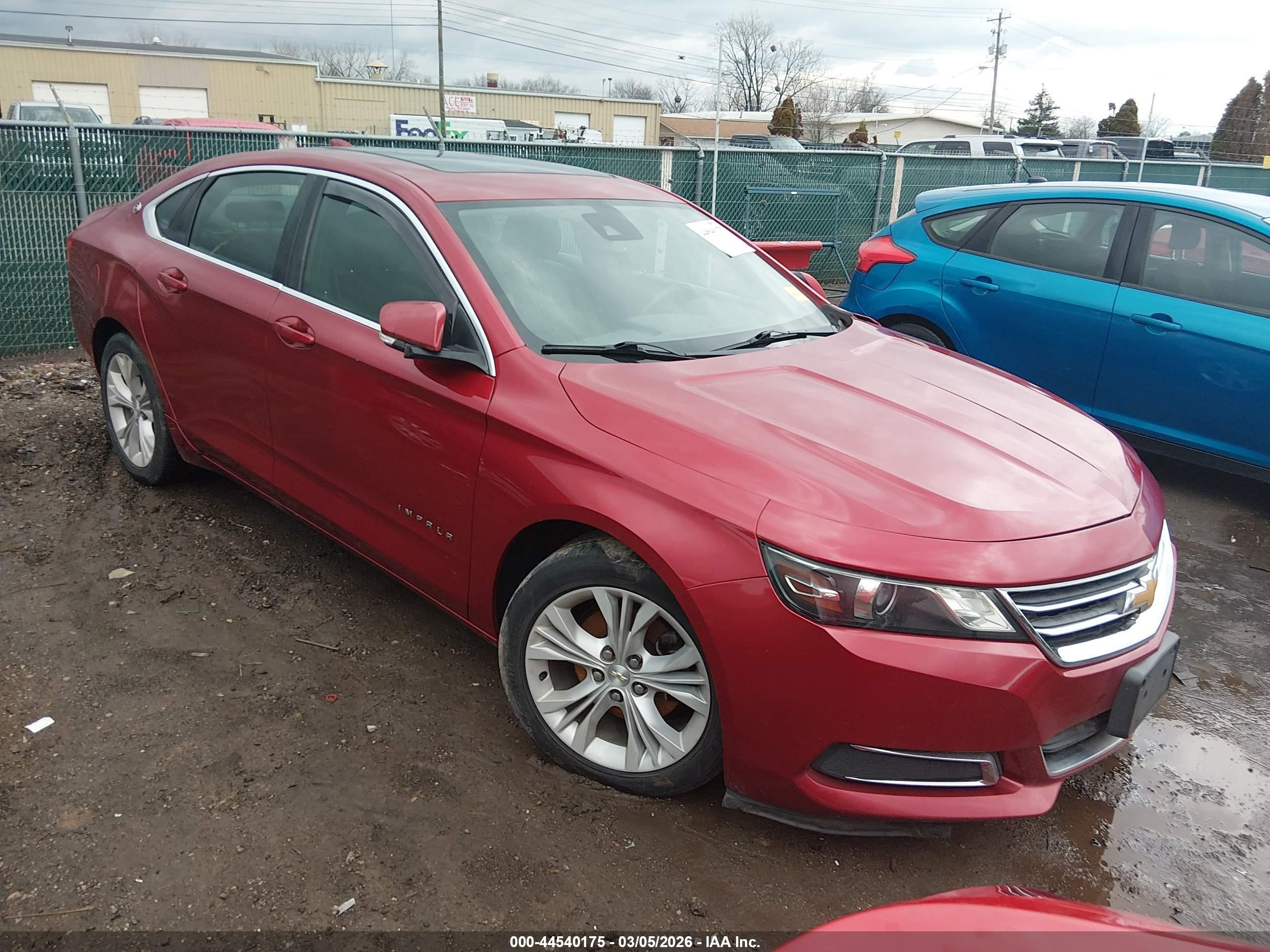 2015 Chevrolet Impala LT, VIN 2G1125S31F9143761 — Front end