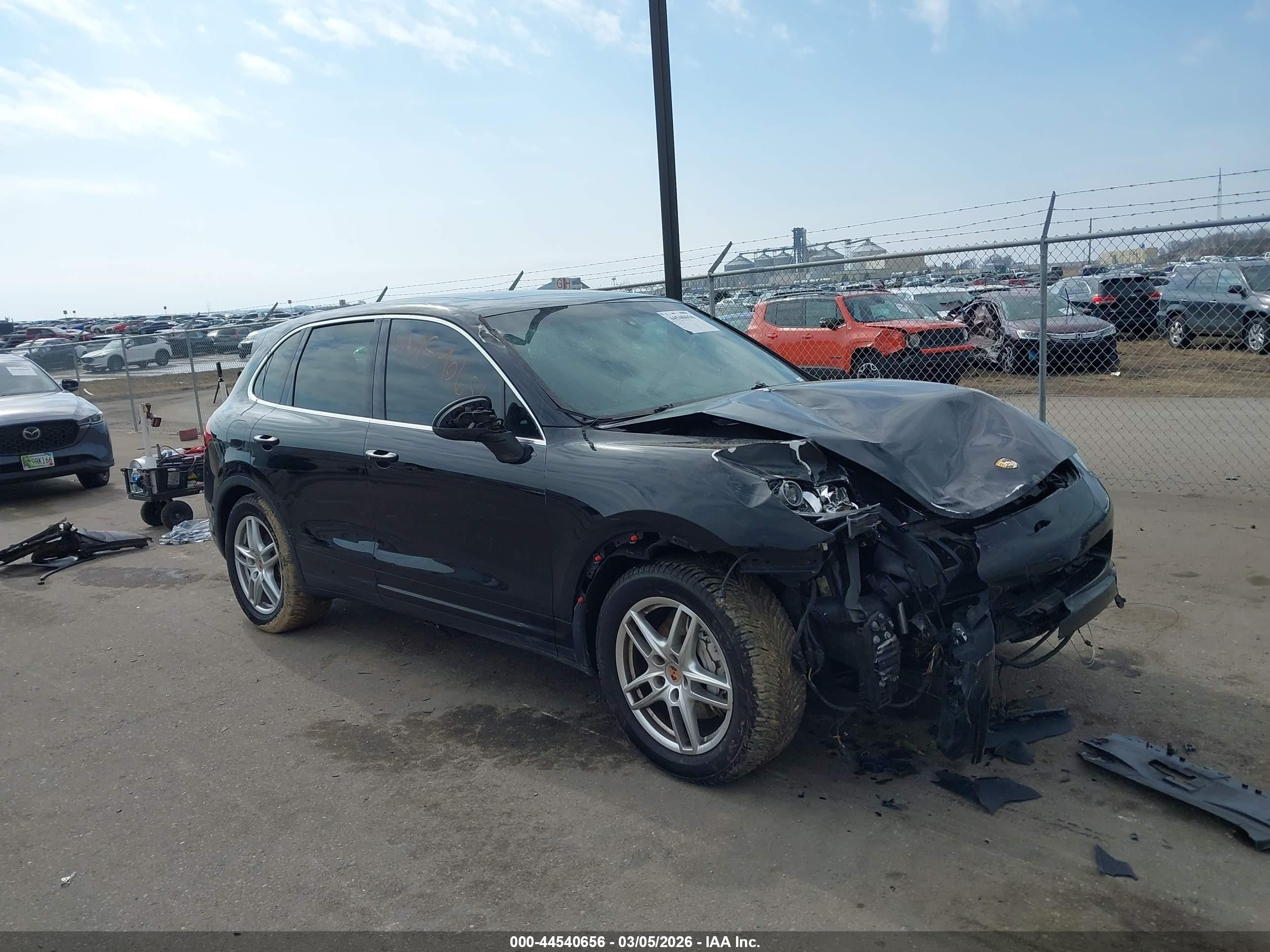 2014 Porsche Cayenne S, VIN WP1AB2A25ELA55705 — Rollover