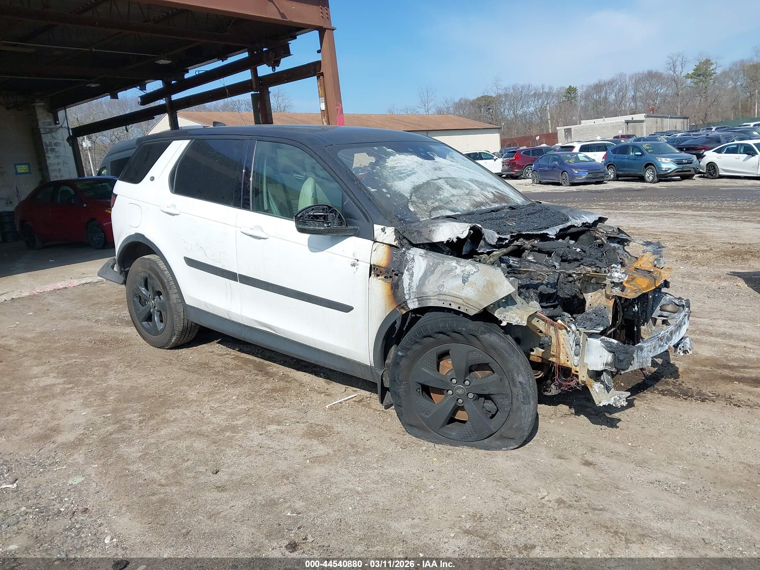 2020 Land Rover Discovery Sport S, VIN SALCJ2FX4LH849850 — Engine fire