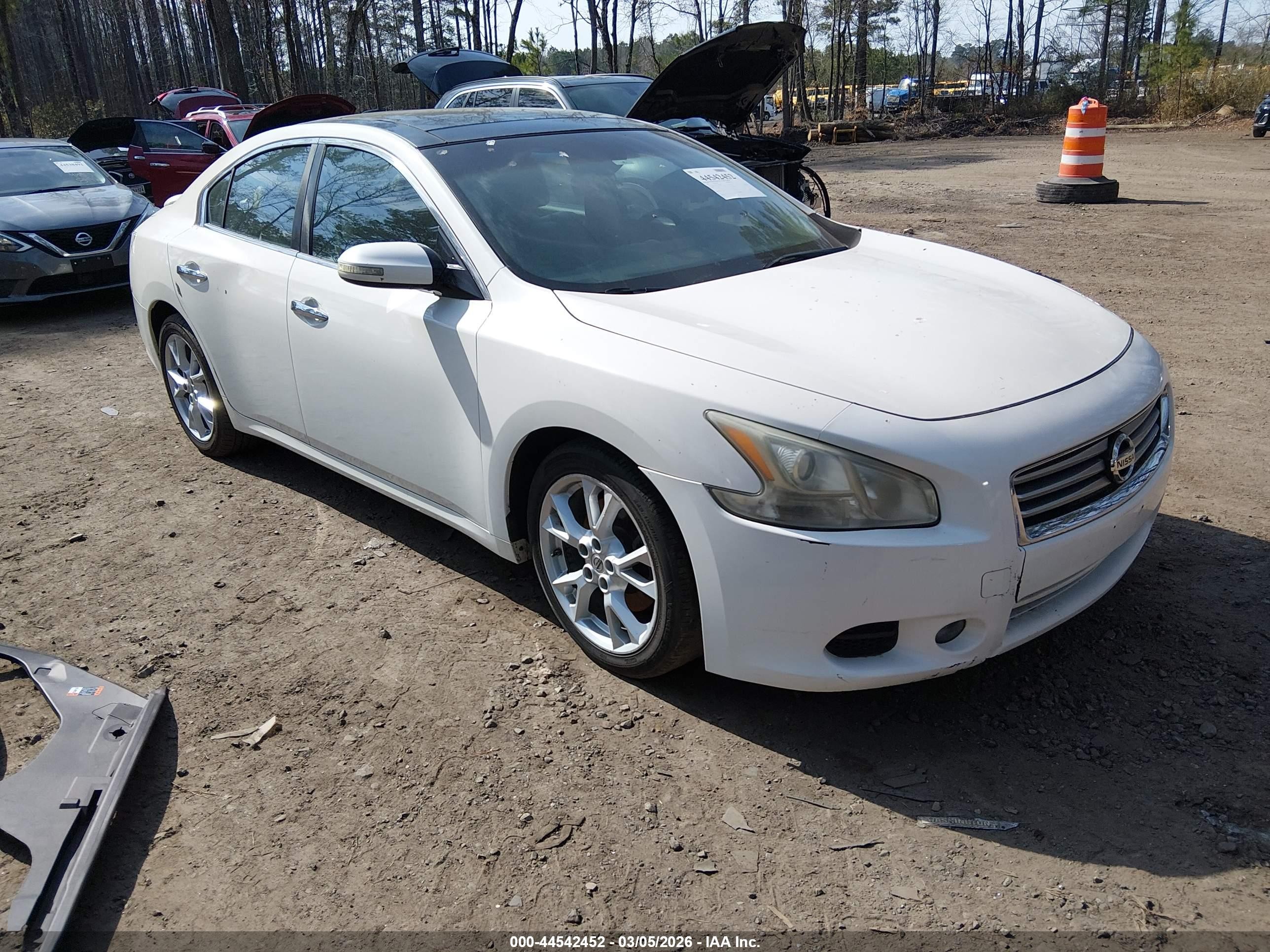 2012 Nissan Maxima SV, VIN 1N4AA5AP8CC825089 — Обычный износ