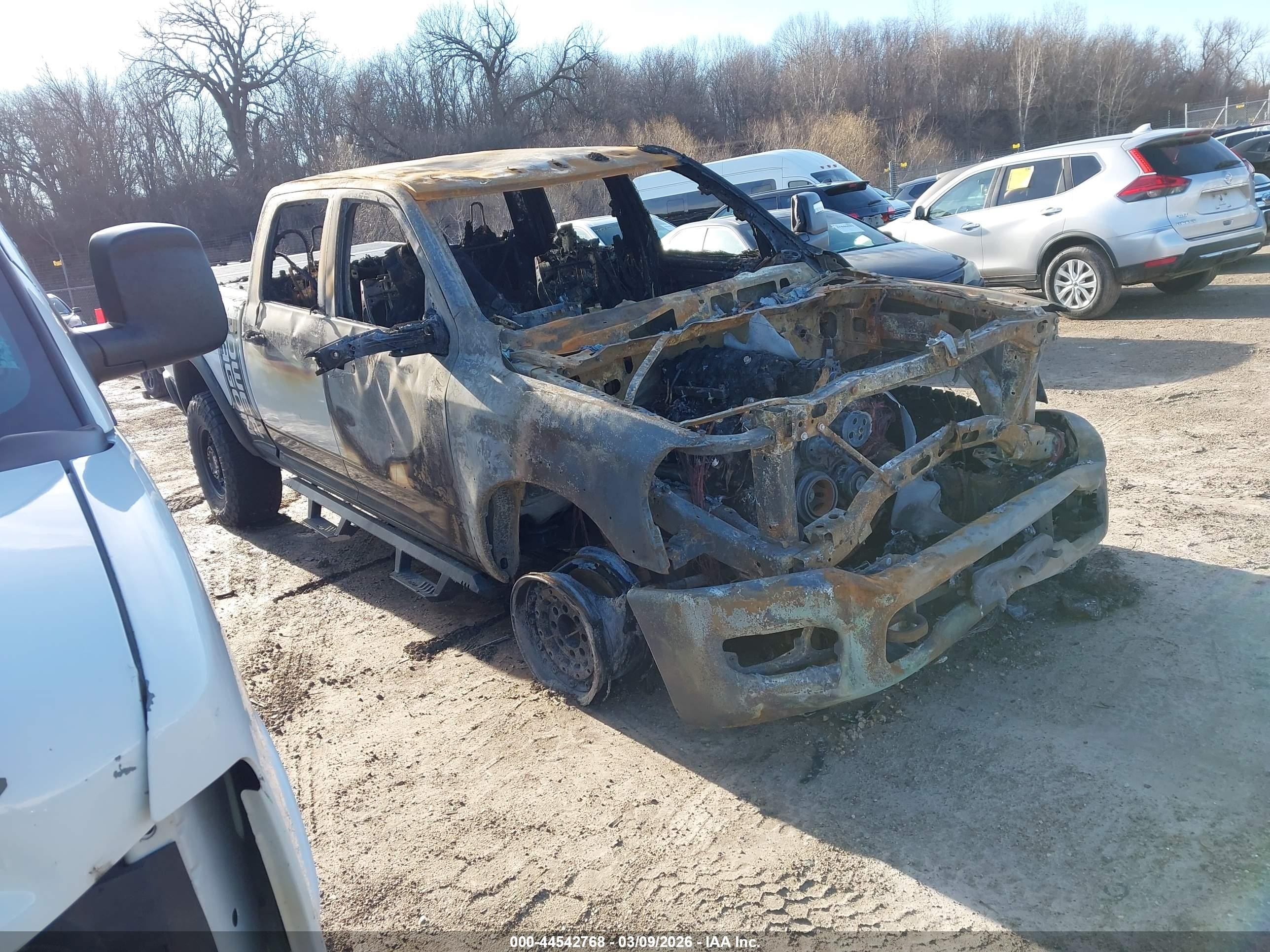 2023 Ram 2500 Power Wagon, VIN 3C6TR5EJ6PG635173 — Interior fire