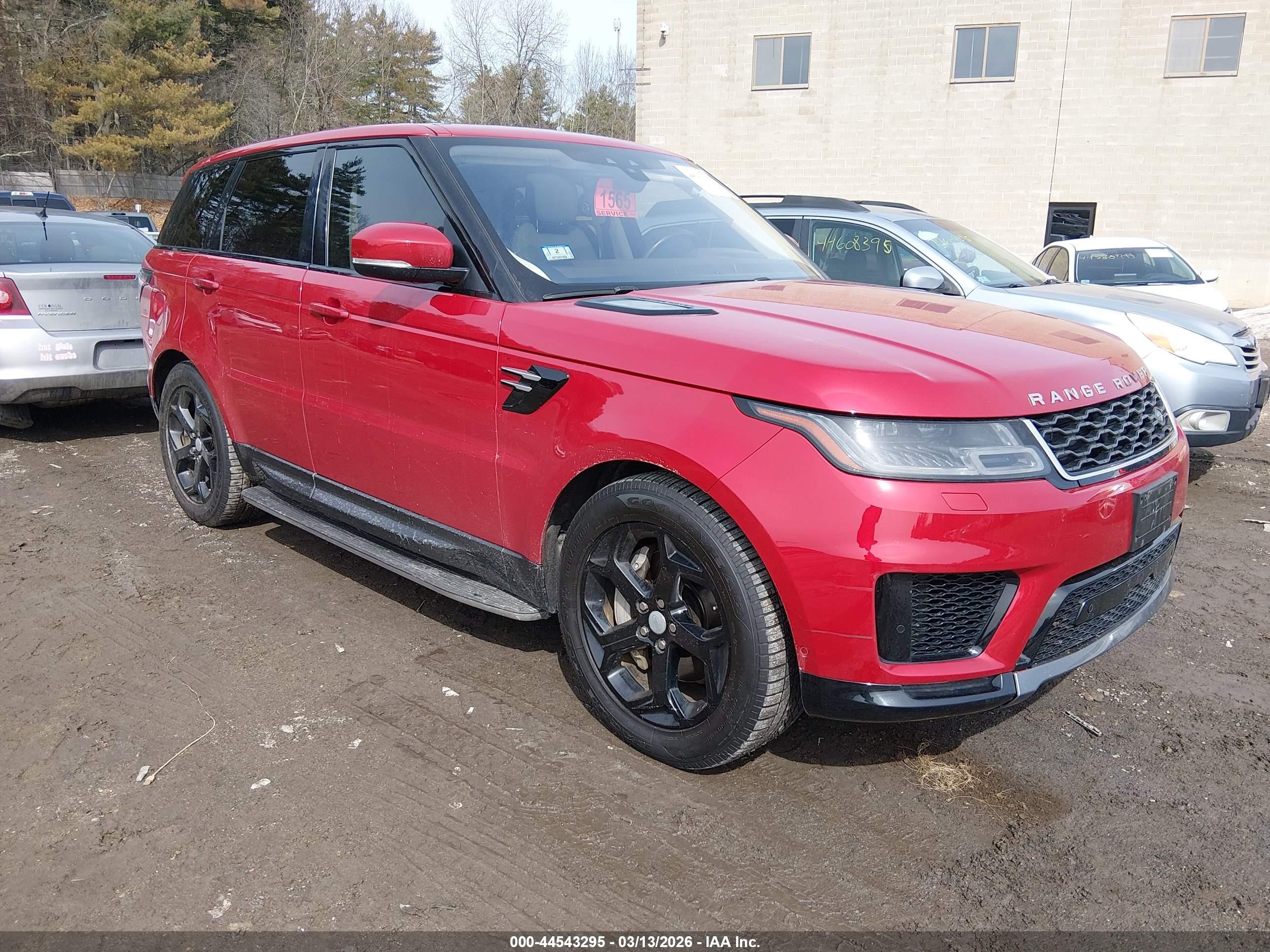 2018 Land Rover Range Rover Sport HSE, VIN SALWR2RV8JA189107 — Fresh water flood