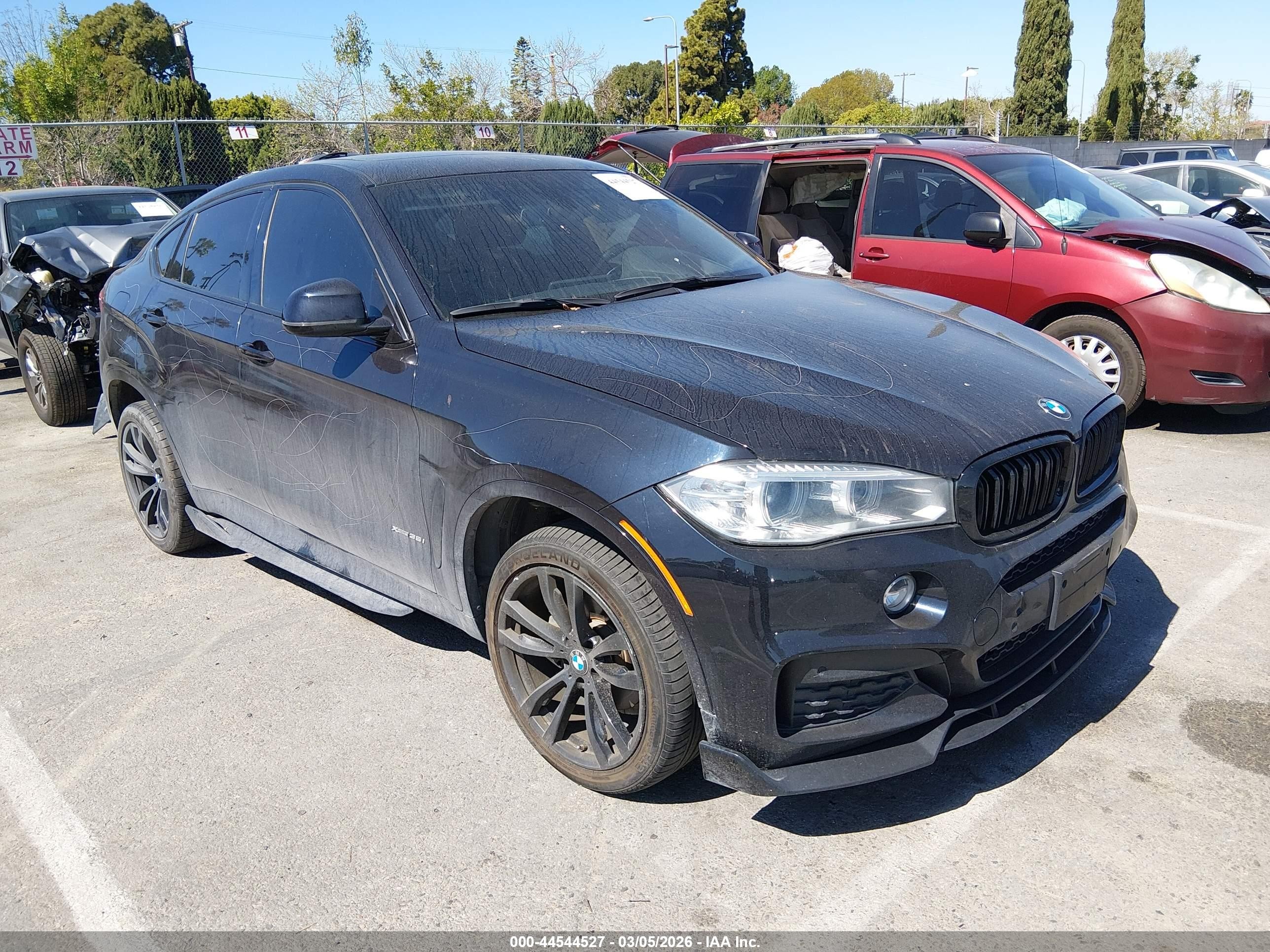2016 BMW X6 xDrive35i, VIN 5UXKU2C58G0N79280 — Vandalism