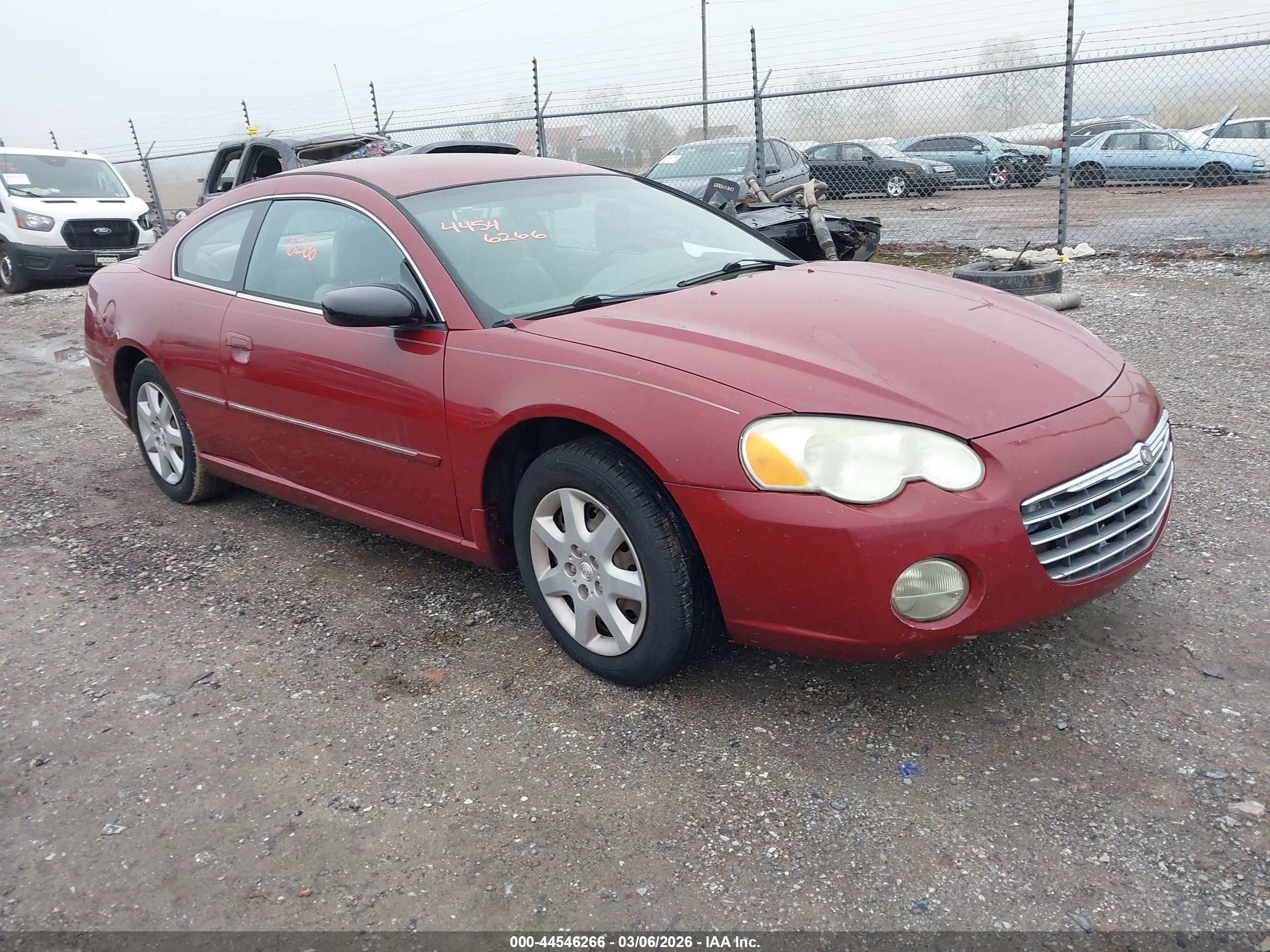 2003 Chrysler Sebring LX, VIN 4C3AG42G93E168165 — Обычный износ