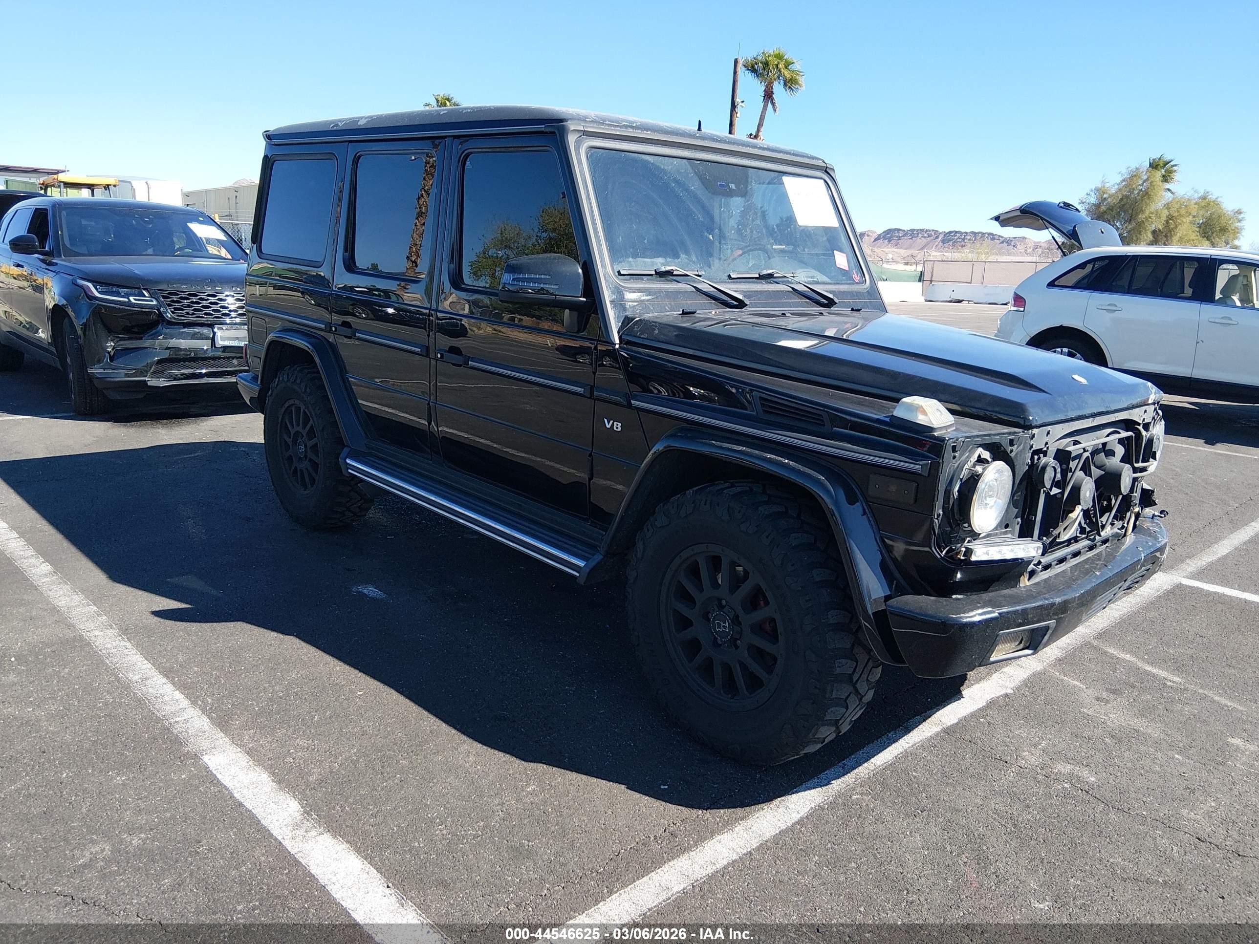 2004 Mercedes-Benz G 500, VIN WDCYR49E44X148562 — Front end