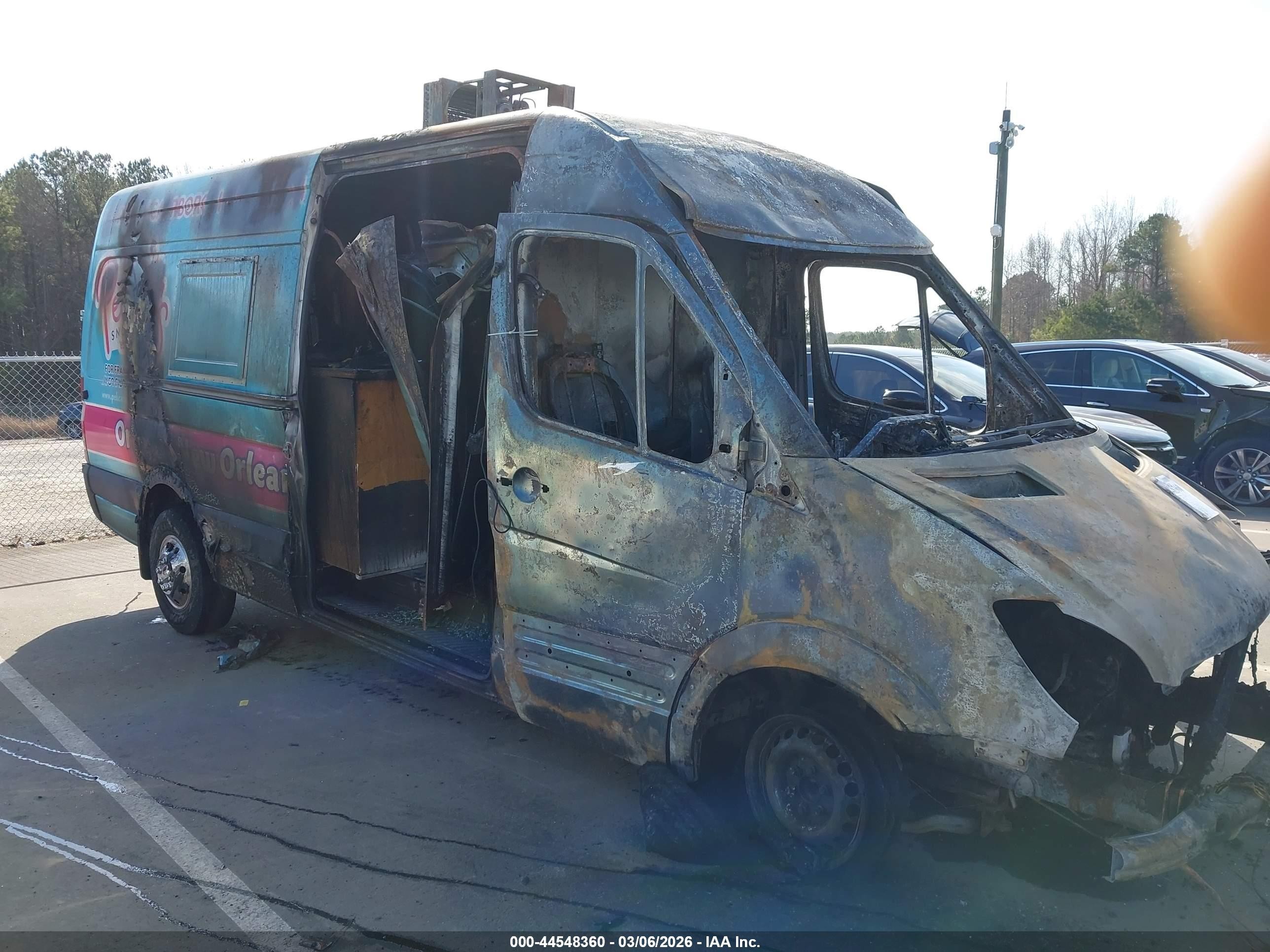 2007 Dodge Sprinter, VIN WD0PE845975224344 — Burn