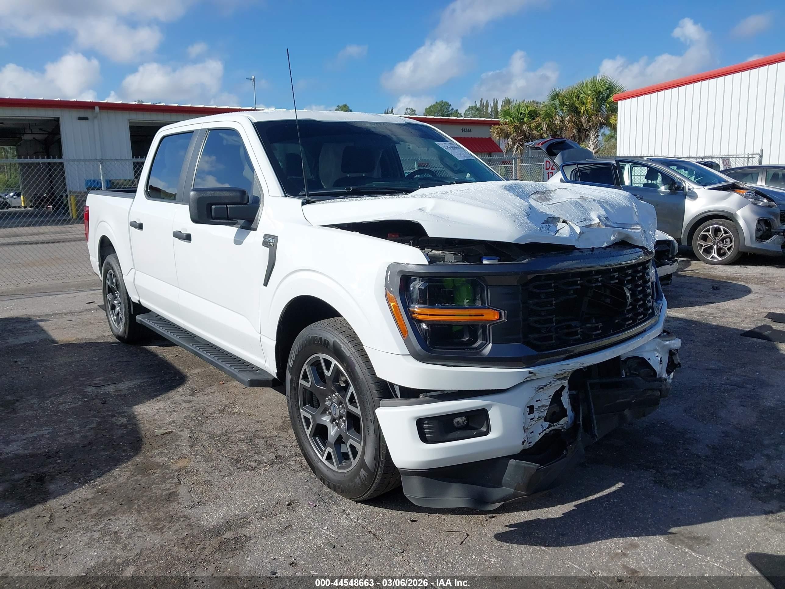 2024 Ford F-150 STX, VIN 1FTEW2KP4RFA29893 — Front end
