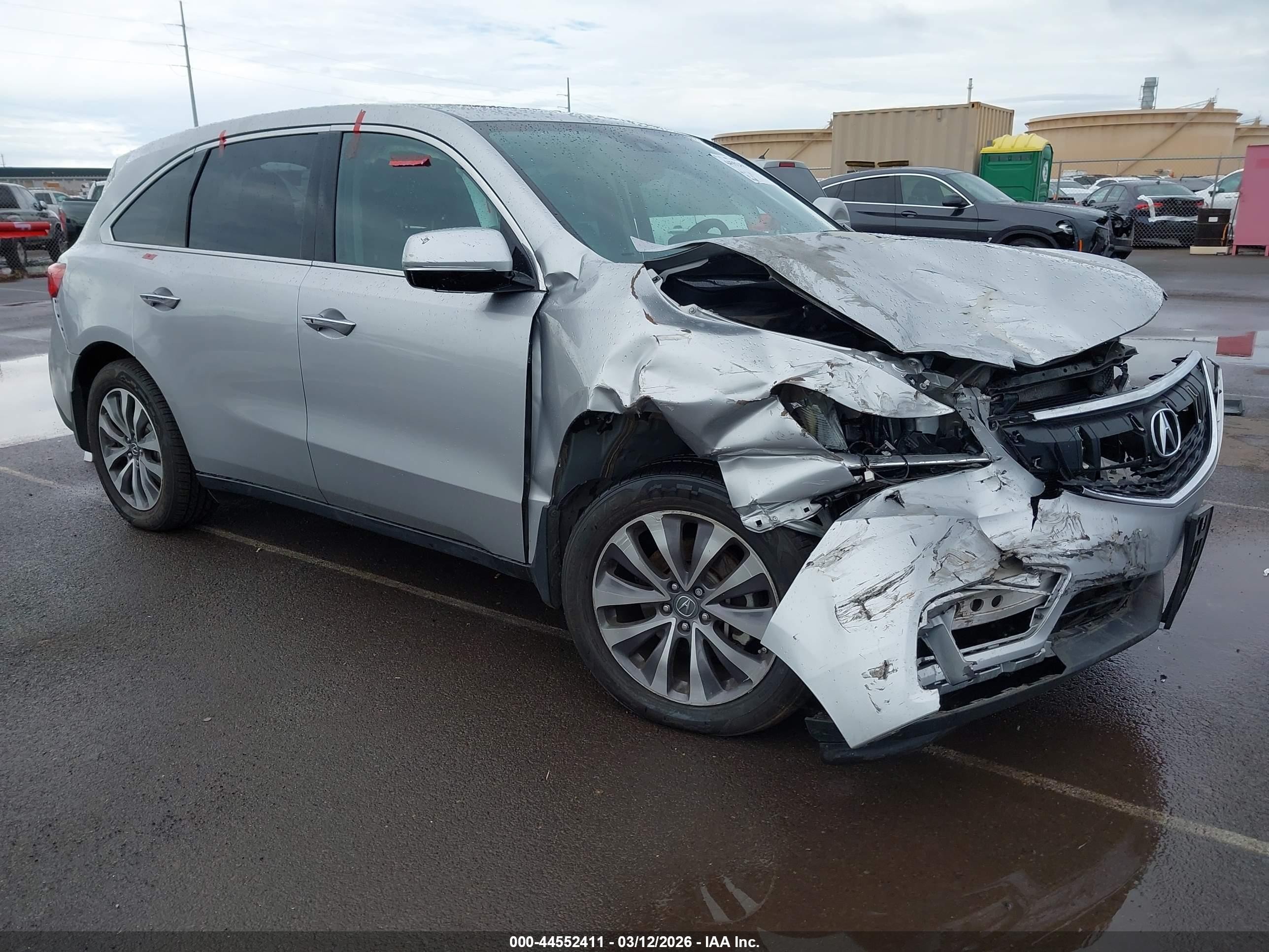 2015 Acura MDX Technology, VIN 5FRYD3H4XFB003965 — All over