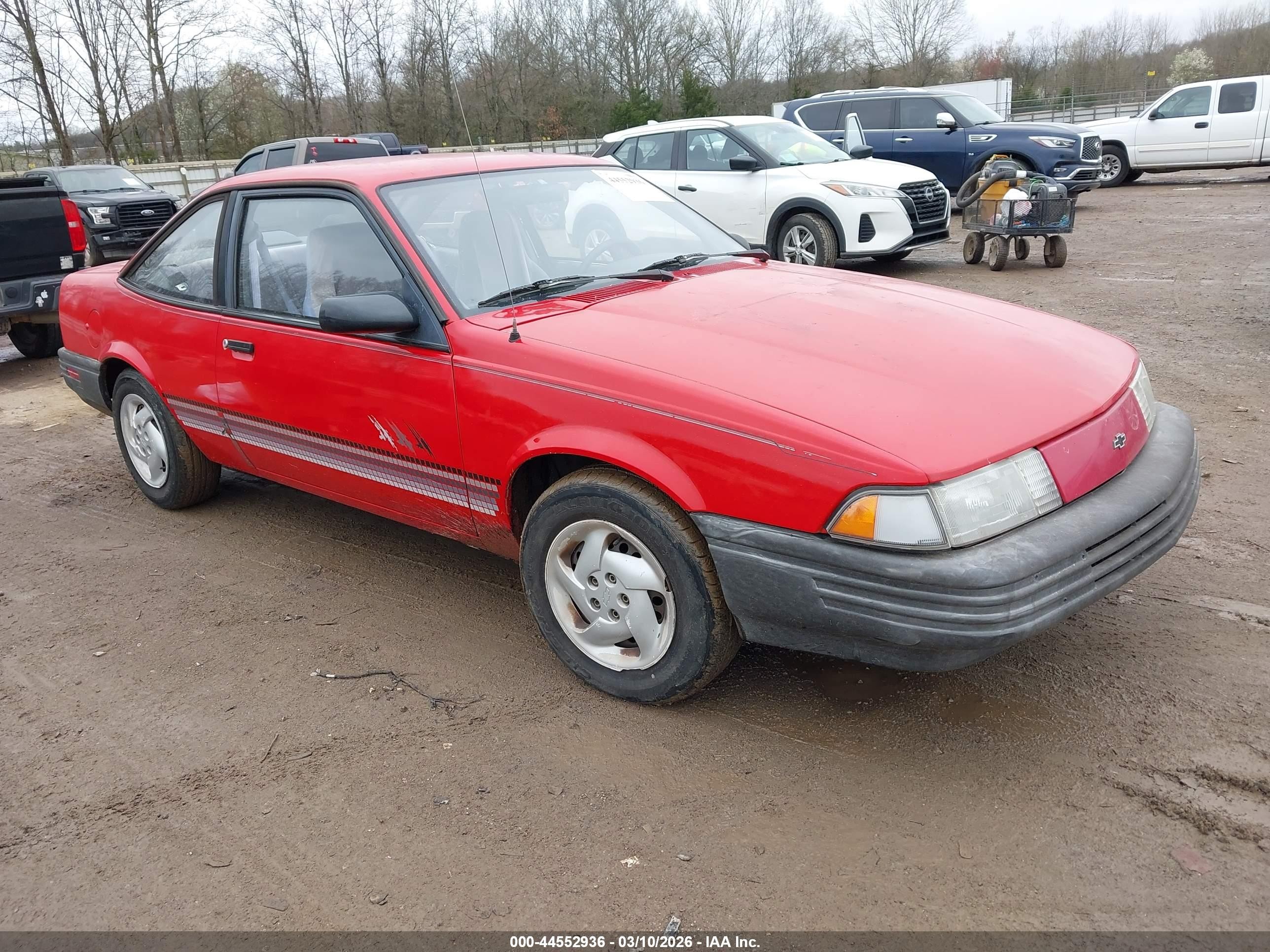 1992 Chevrolet Cavalier RS, VIN 1G1JC1445N7252431 — Normal wear