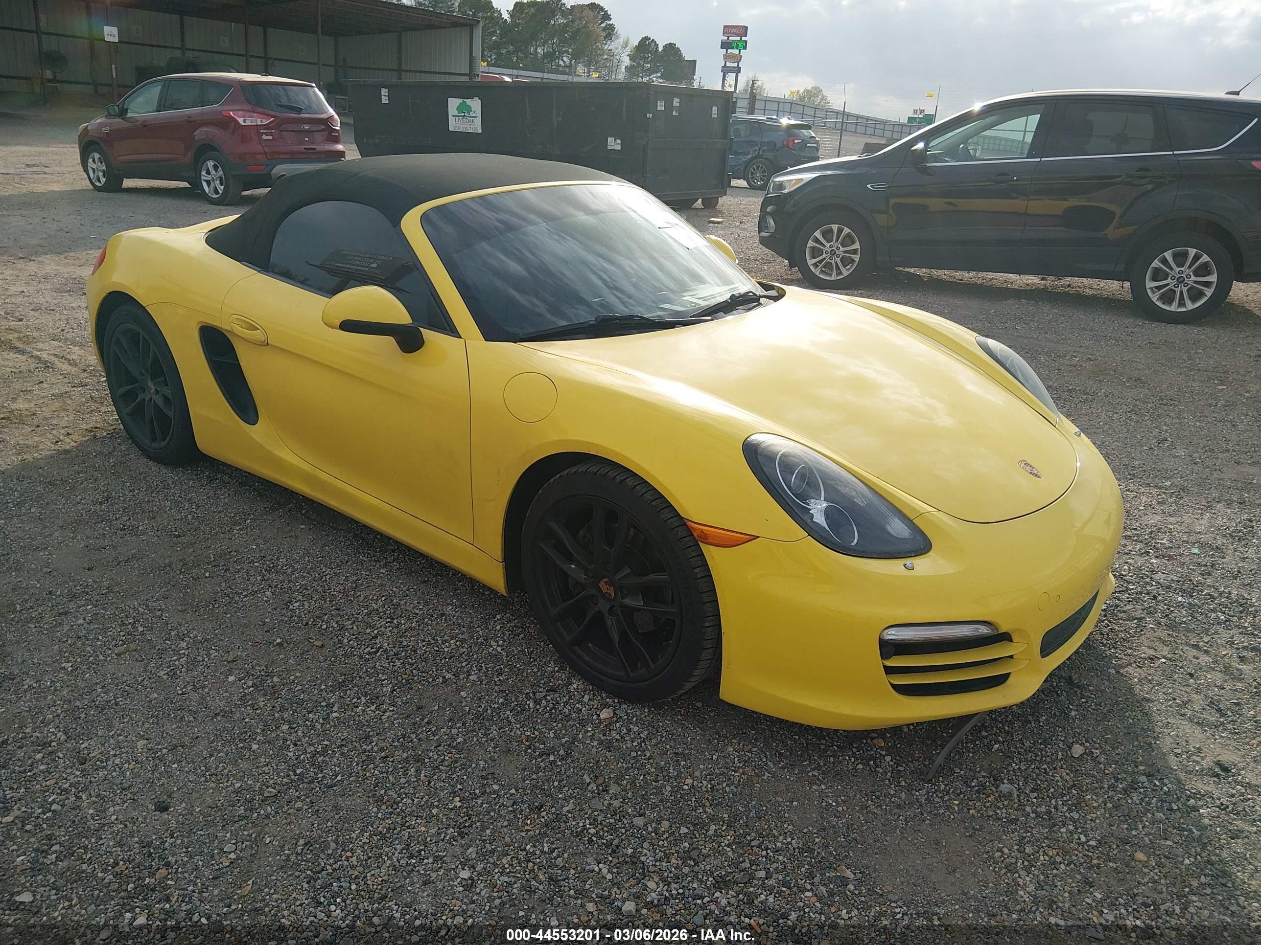 2014 Porsche Boxster, VIN WP0CA2A82ES122008 — Mechanical