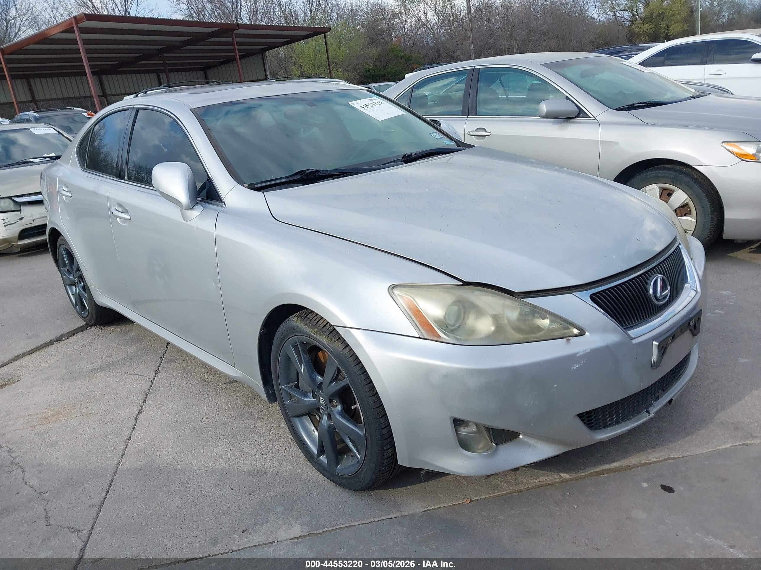 2008 Lexus IS 350, VIN JTHBE262785021763 — Repossession