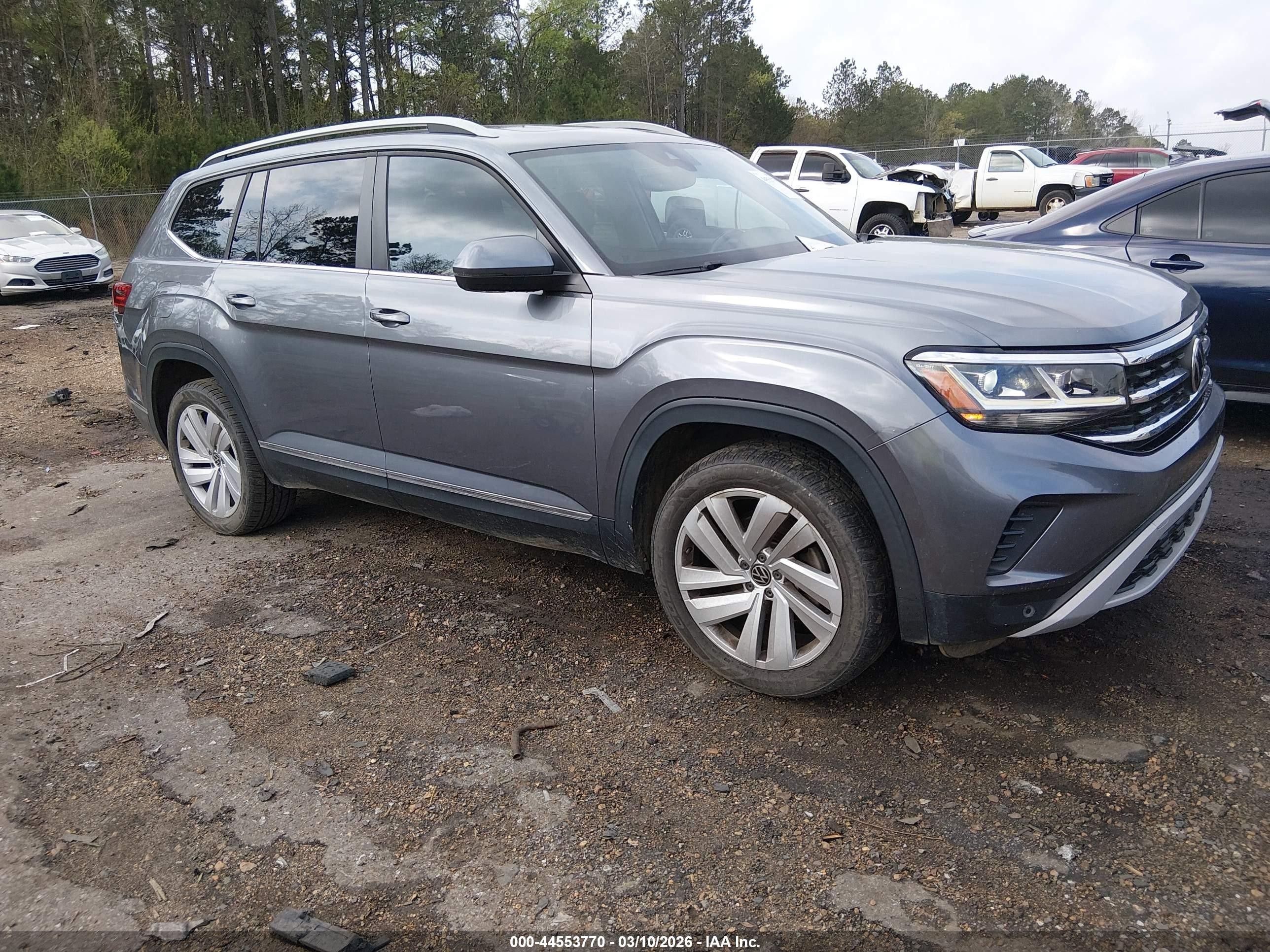 2021 Volkswagen Atlas SEL, VIN 1V2BR2CA2MC519066 — Repossession