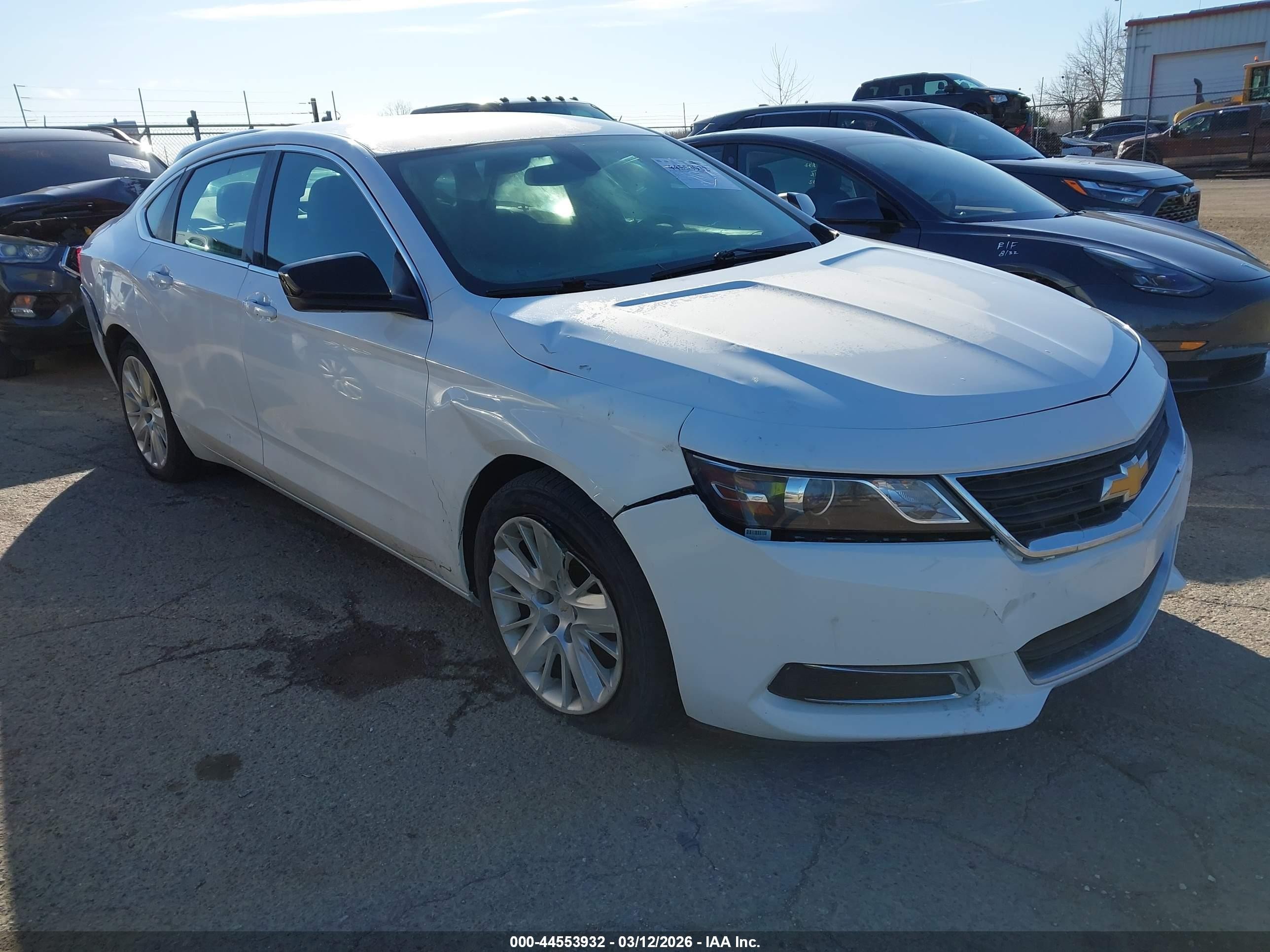 2016 Chevrolet Impala LS, VIN 1G11Z5SA2GU105020 — Front end
