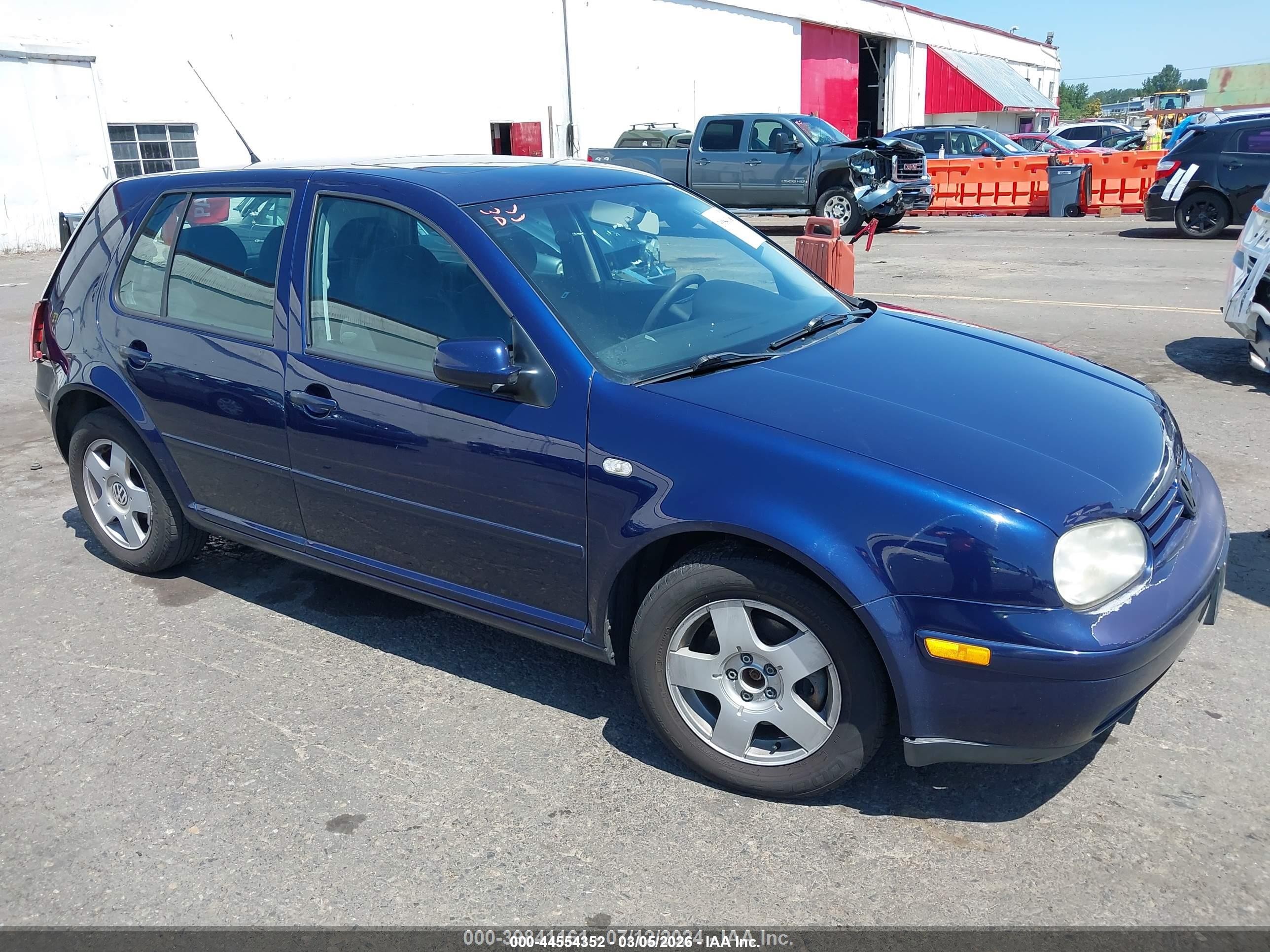 2002 Volkswagen Golf GLS, VIN 9BWGB61J324075408 — Rear end