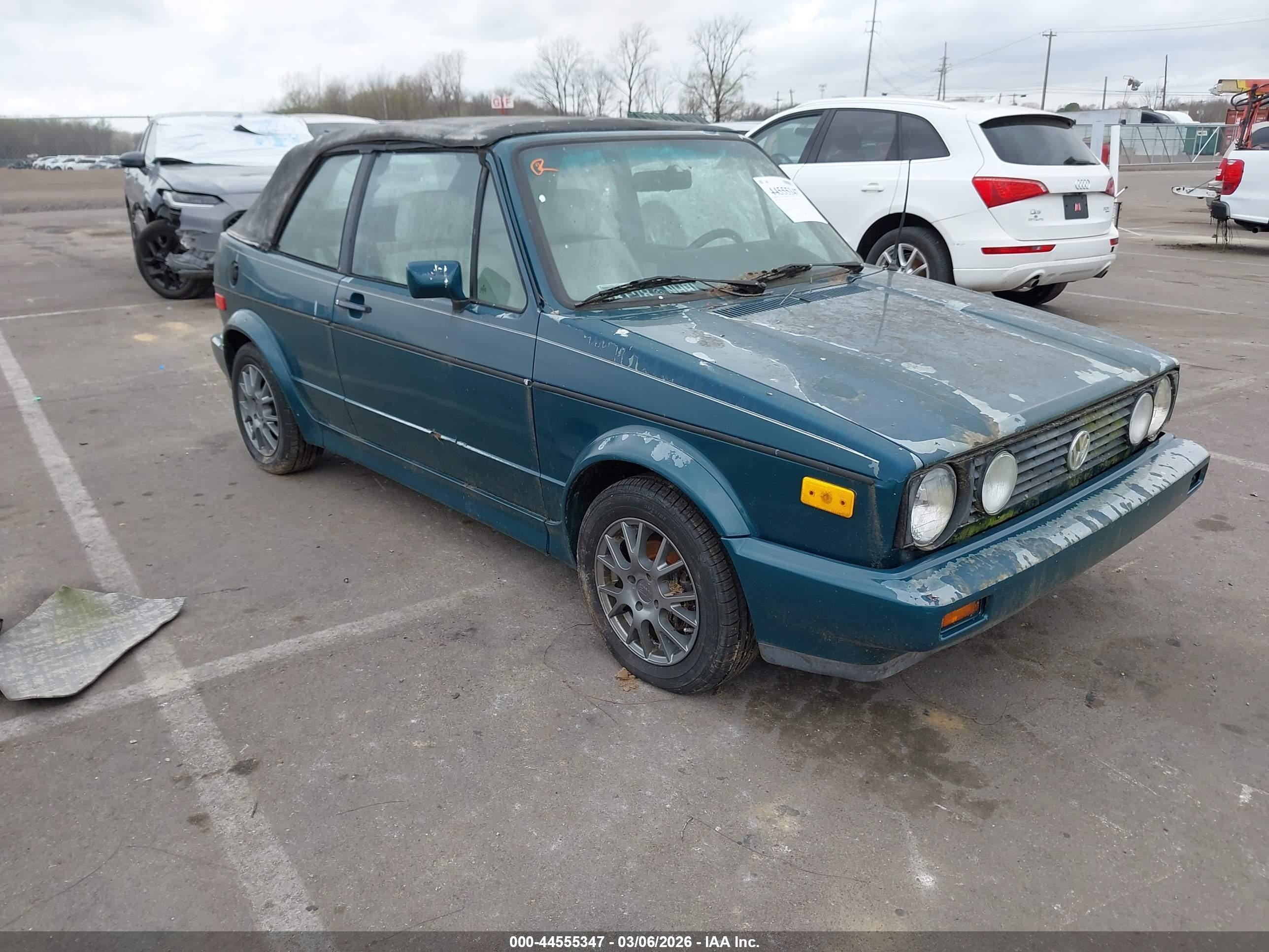 1992 Volkswagen Cabriolet, VIN WVWCB5151NK026374 — Механическое