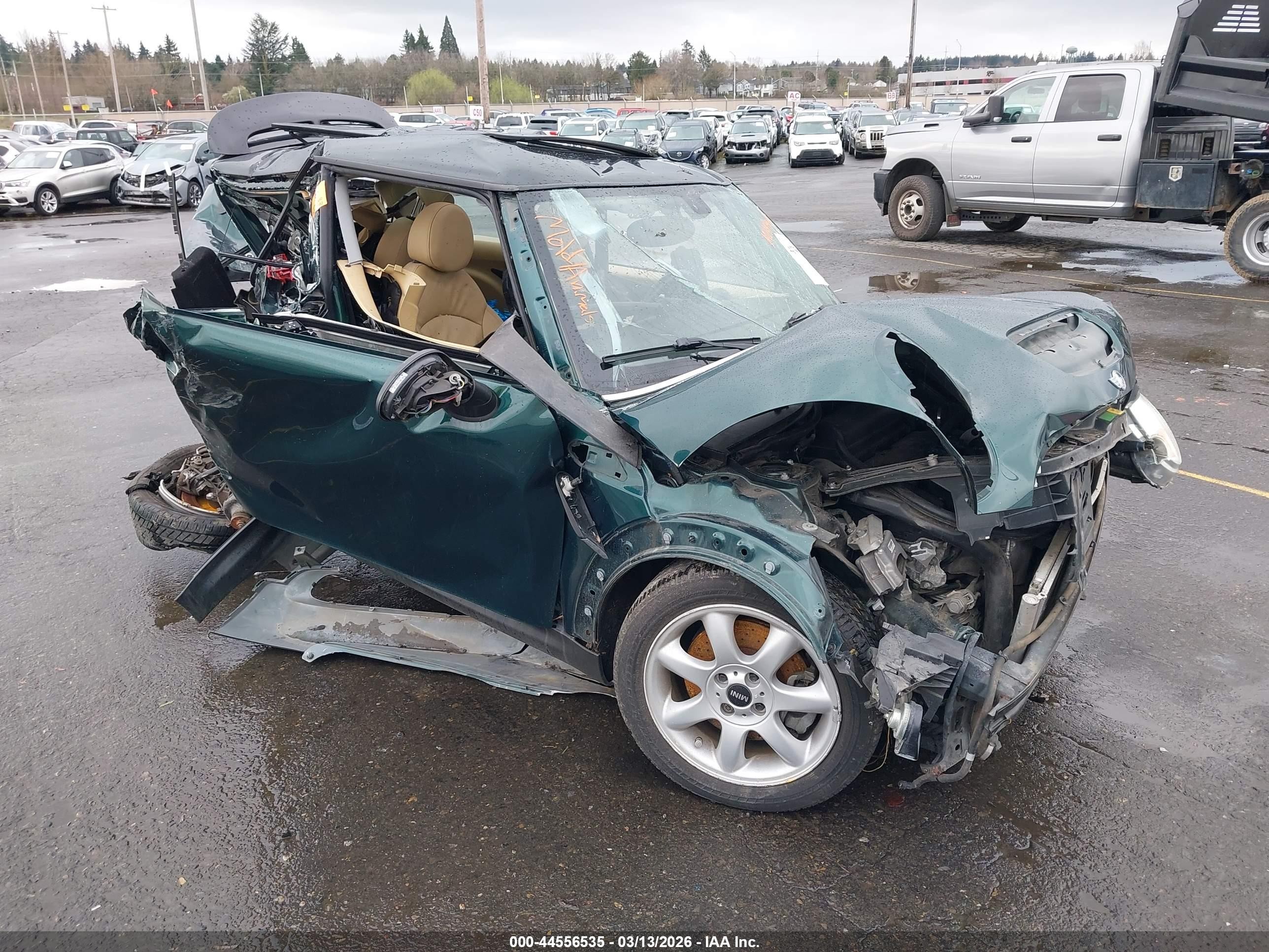 2010 MINI Hardtop S, VIN WMWMF7C55ATX42455 — Biohazard / chemical