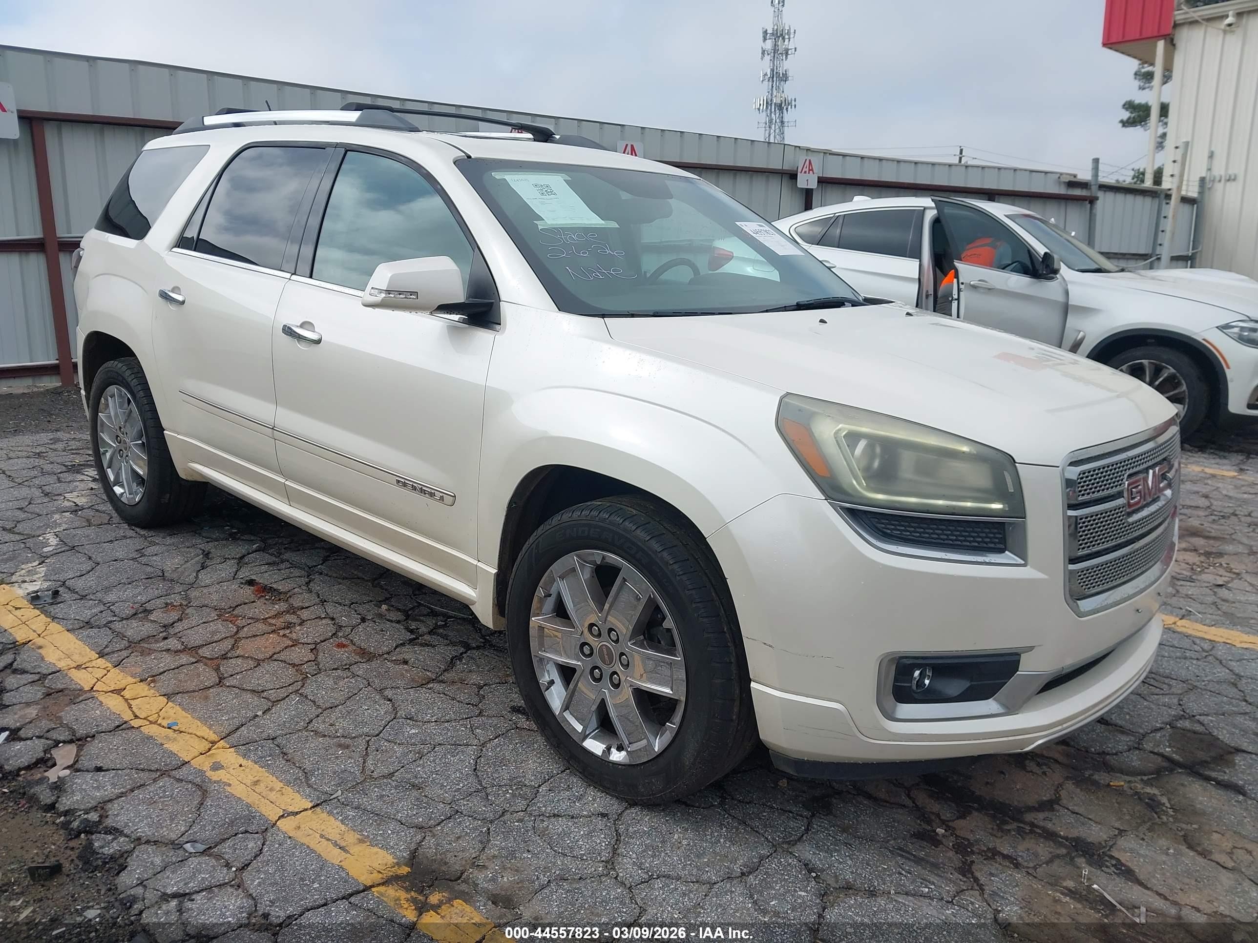 2013 GMC Acadia Denali, VIN 1GKKRTKDXDJ221030 — Бок