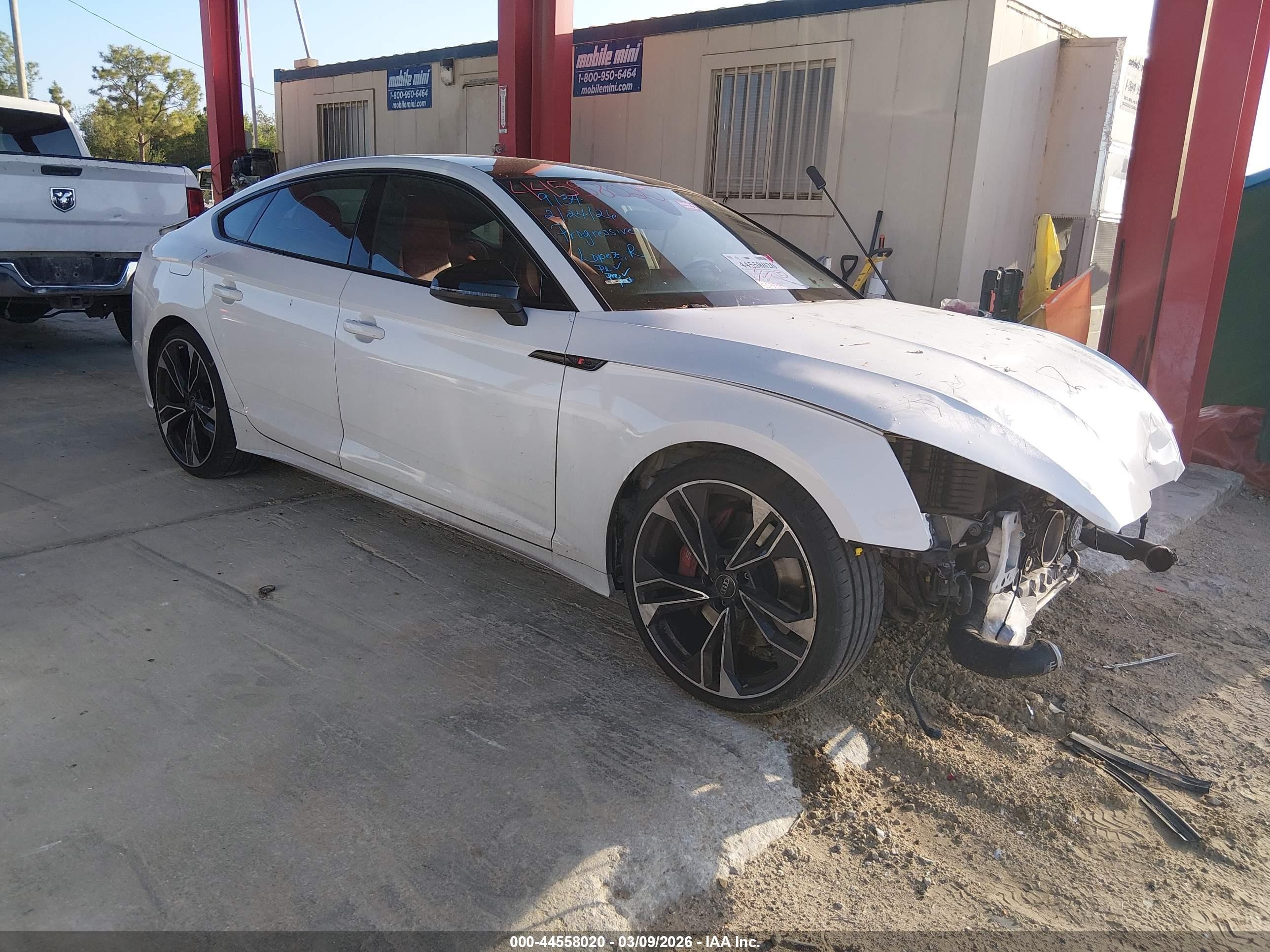 2023 Audi S5 Sportback Premium Plus, VIN WAUC4CF55PA051954 — Front end