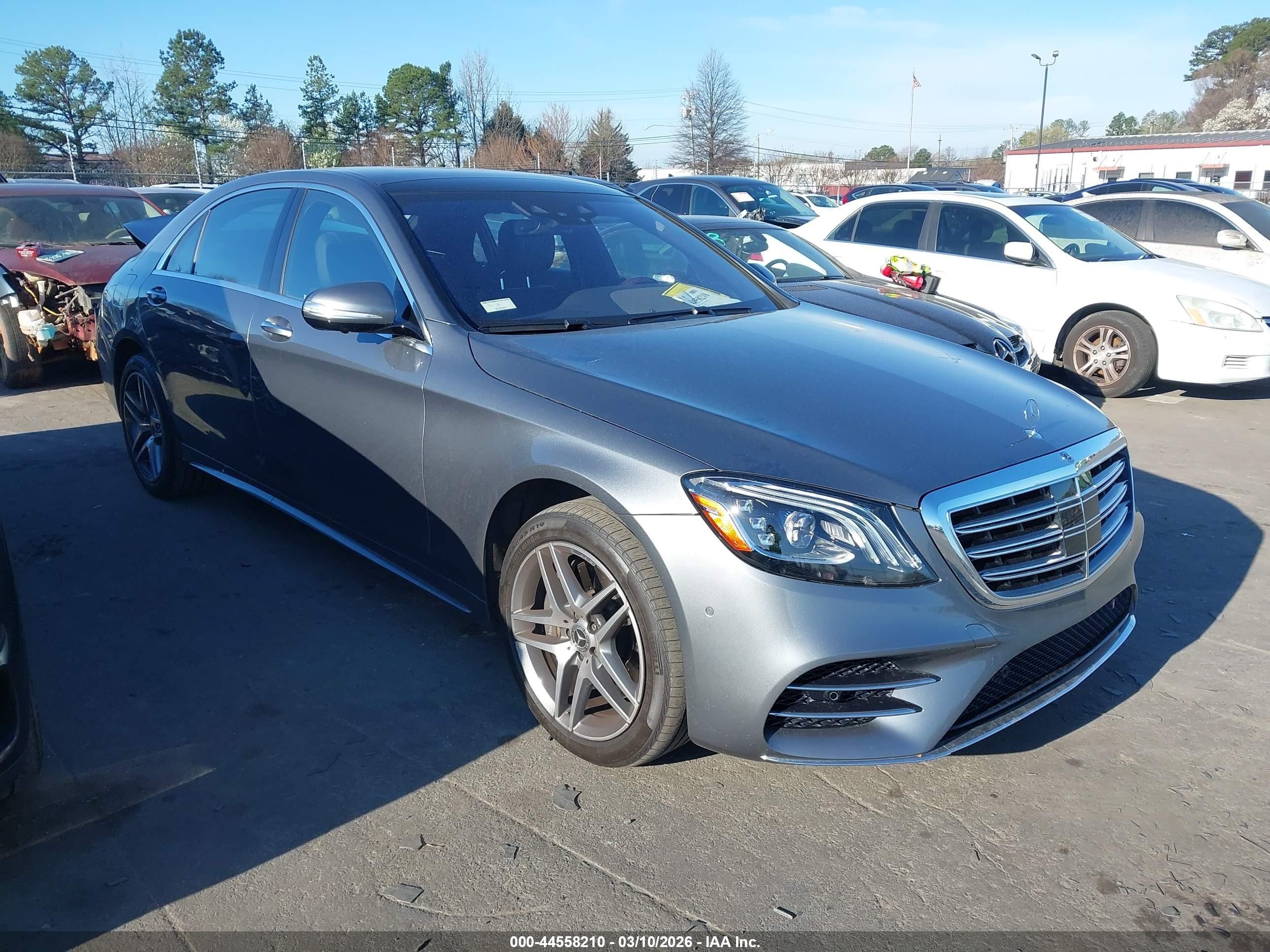 2019 Mercedes-Benz S 450, VIN WDDUG6EB2KA476408 — Rear end