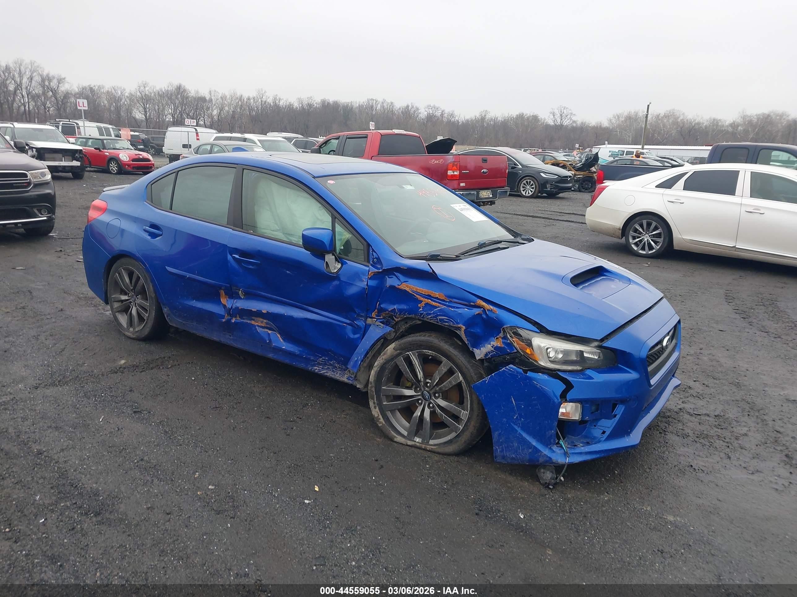 2016 Subaru WRX Limited, VIN JF1VA1J64G9825725 — Side