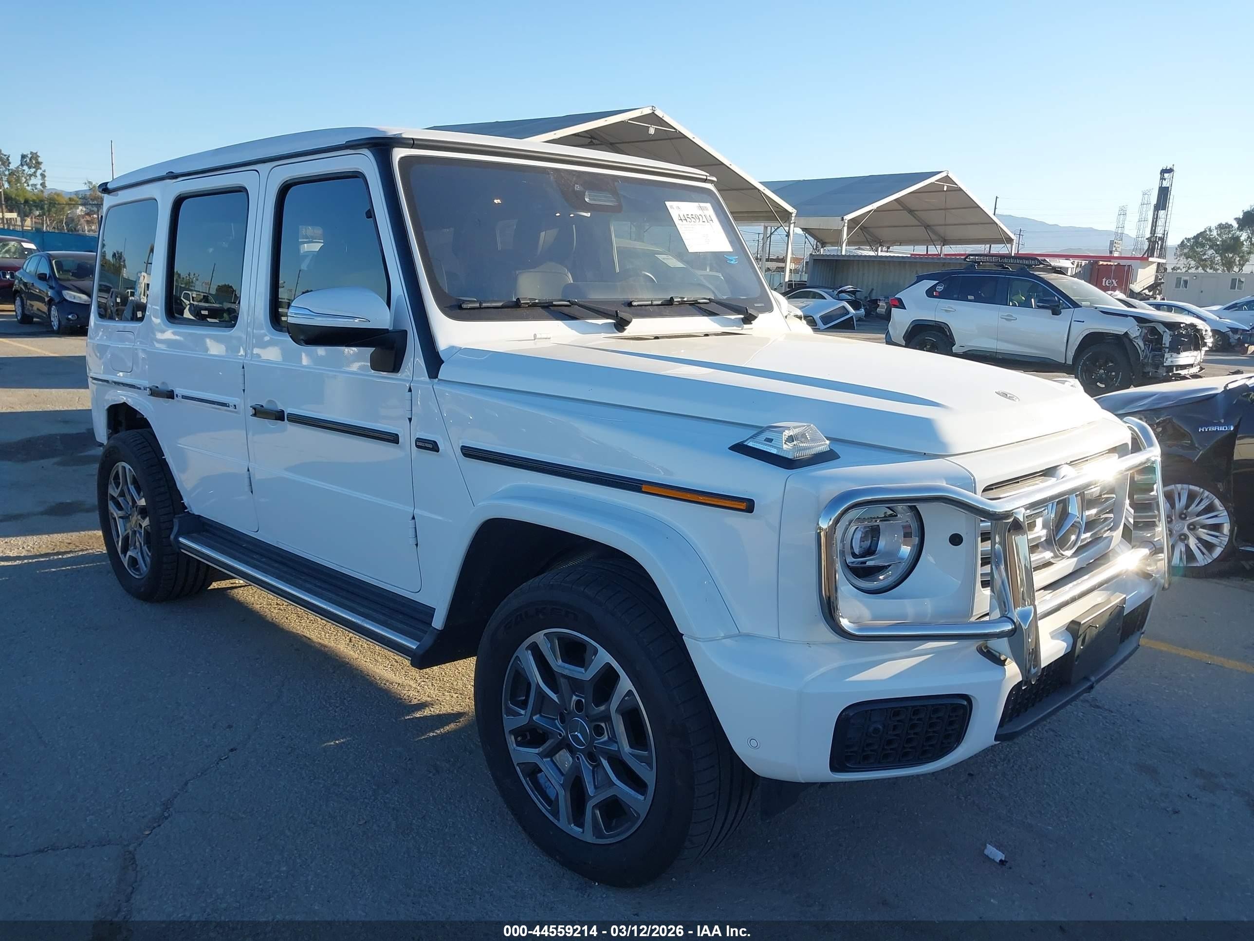 2025 Mercedes-Benz G 550, VIN W1NWH1AB0SX001077 — Rear end