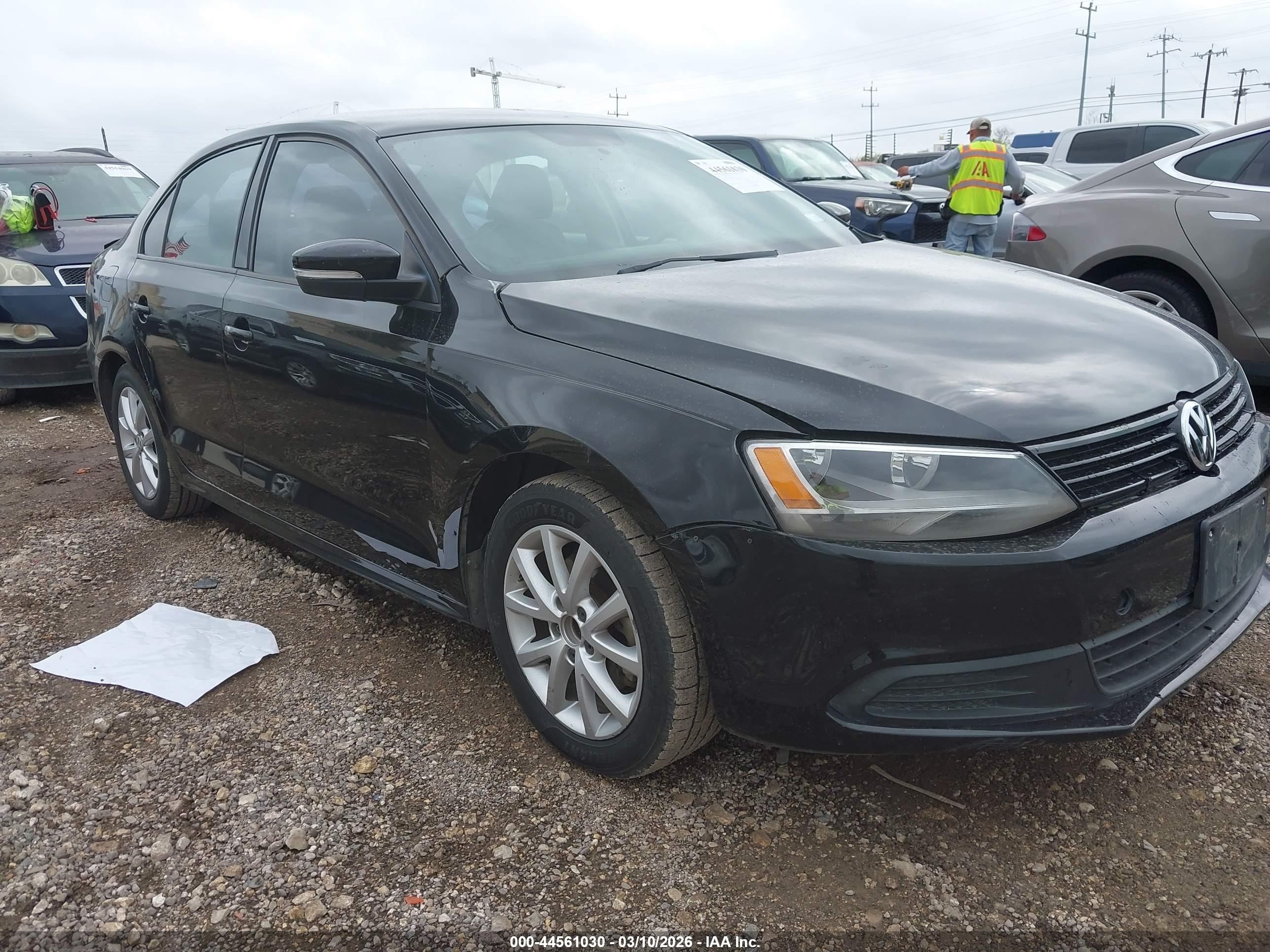 2012 Volkswagen Jetta SE, VIN 3VWDX7AJXCM340283 — Изъятие за долги