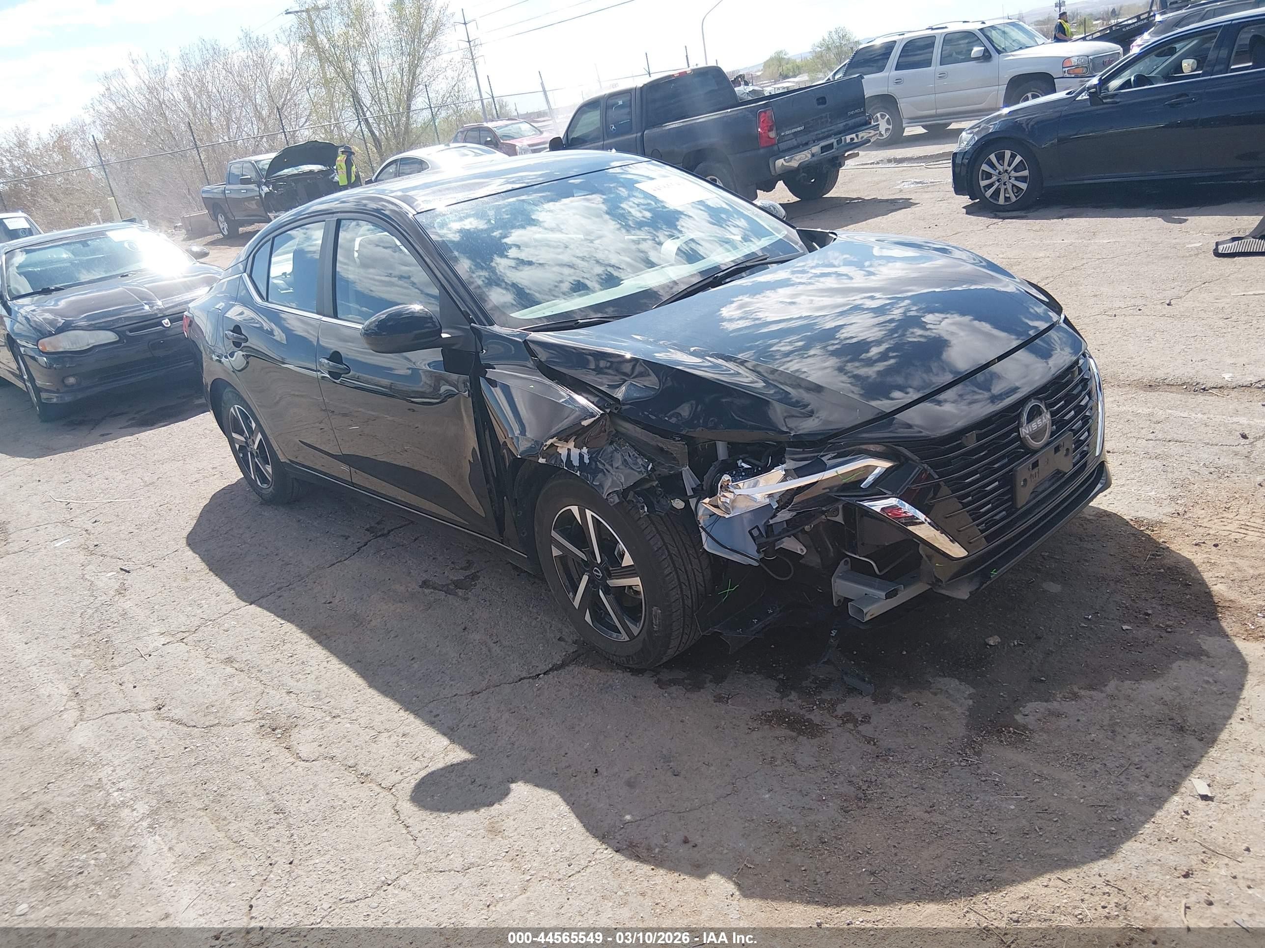 2025 Nissan Sentra SV, VIN 3N1AB8CV6SY310265 — Front end