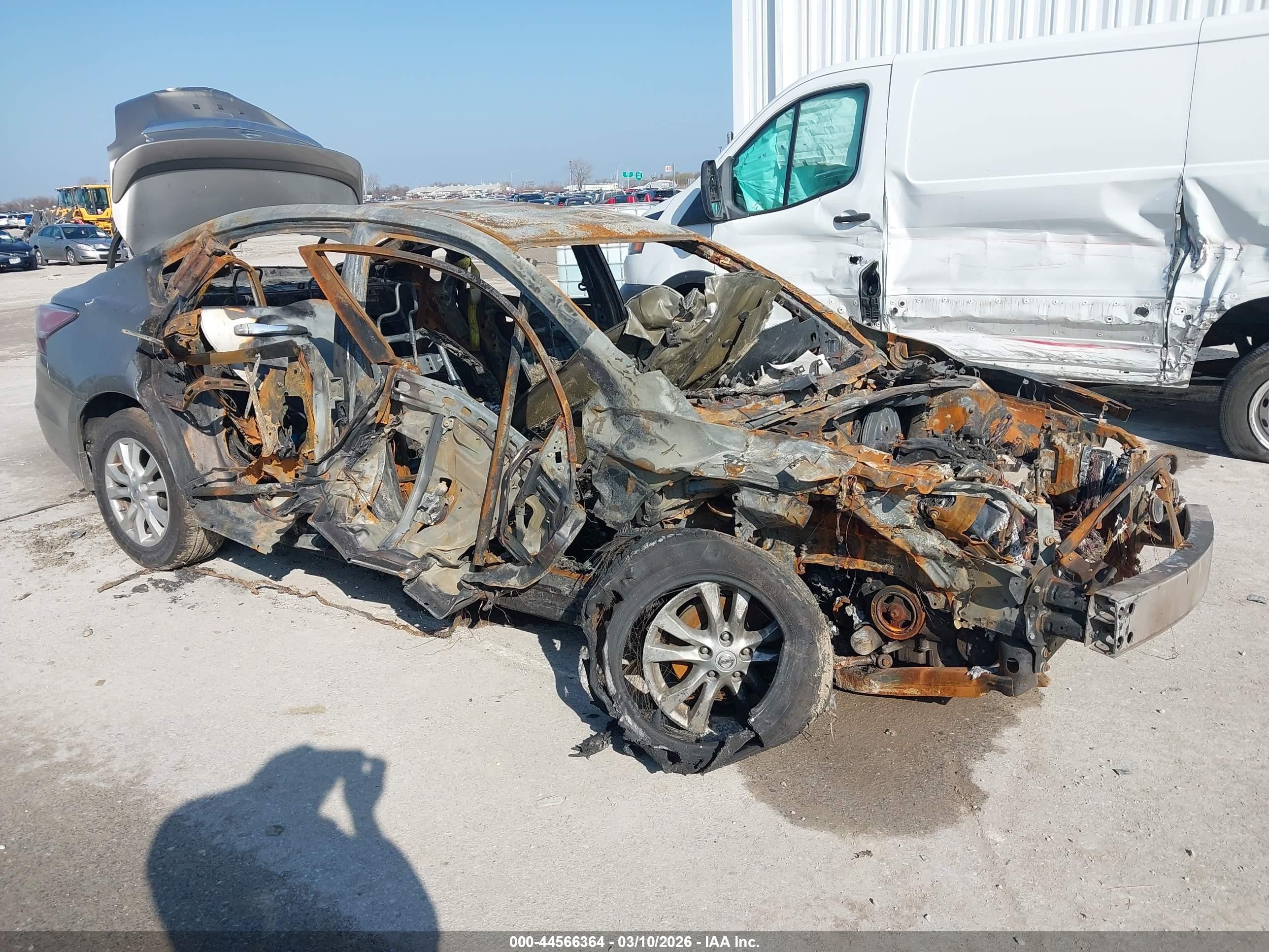 2015 Nissan Altima S, VIN 1N4AL3AP0FC107216 — Interior fire