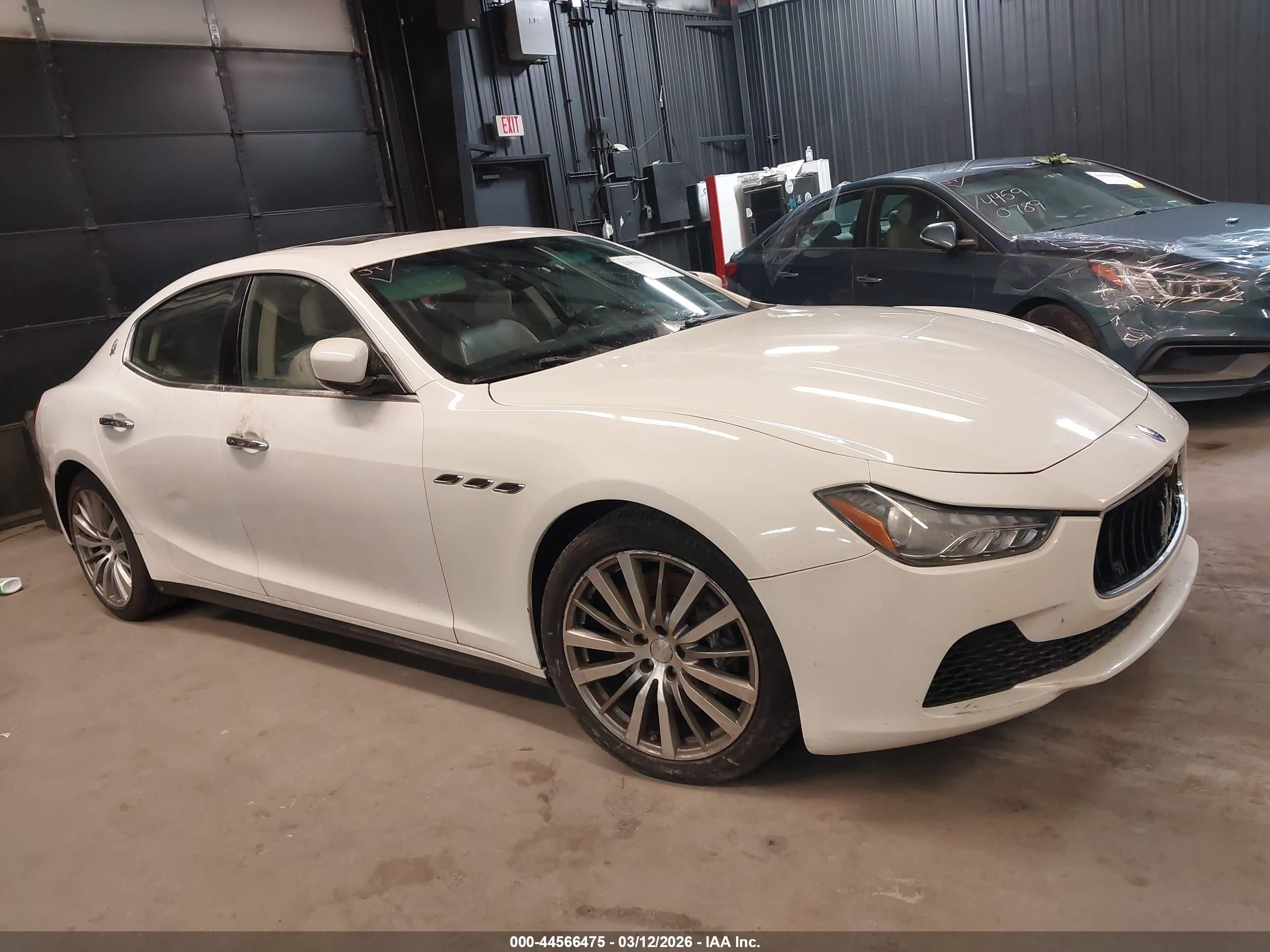 2015 Maserati Ghibli, VIN ZAM57XSA8F1153398 — Undercarriage