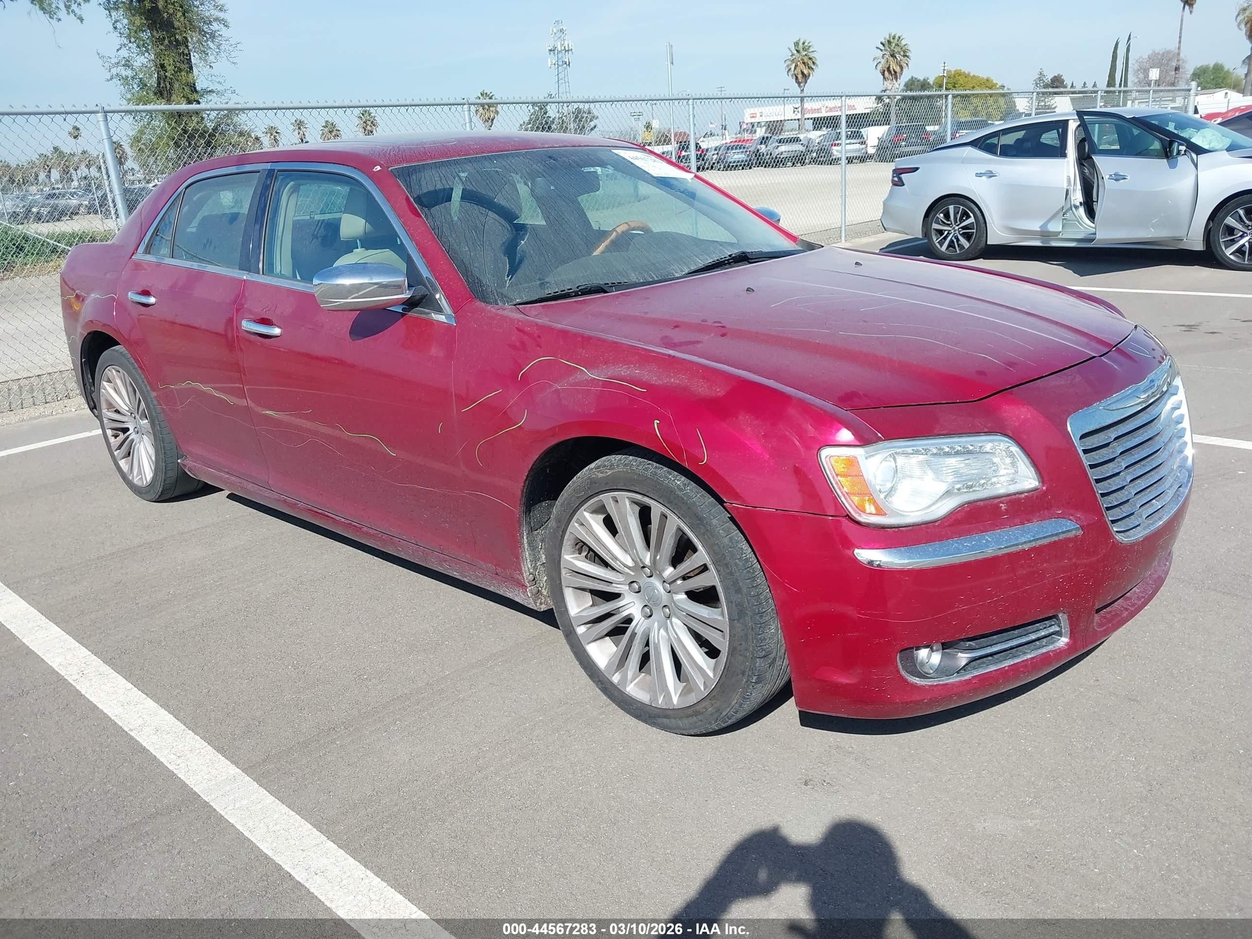 2012 Chrysler 300 Limited, VIN 2C3CCACG1CH166082 — Vandalism