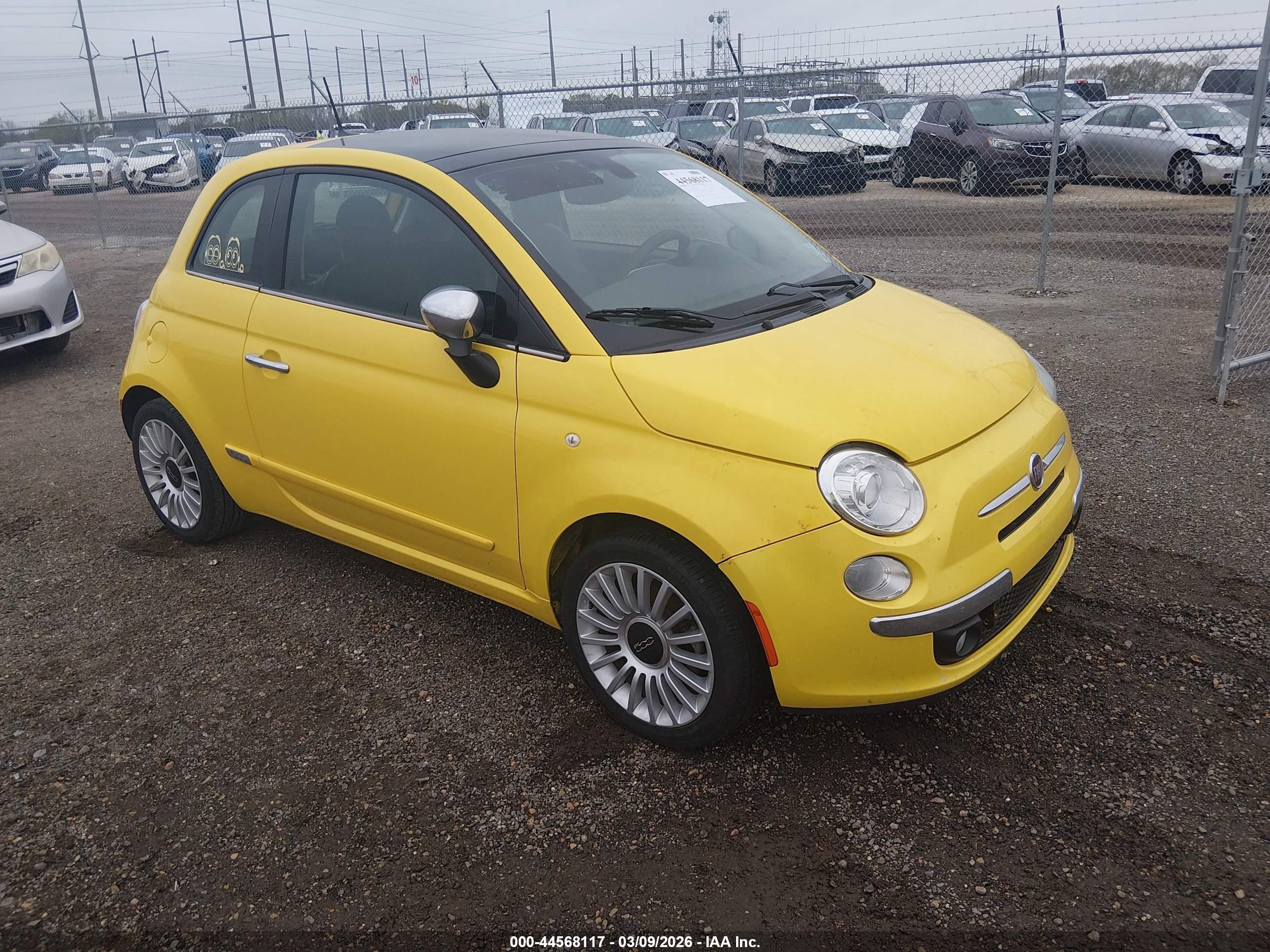 2017 FIAT 500 Lounge, VIN 3C3CFFCR4HT594278 — Biohazard / chemical