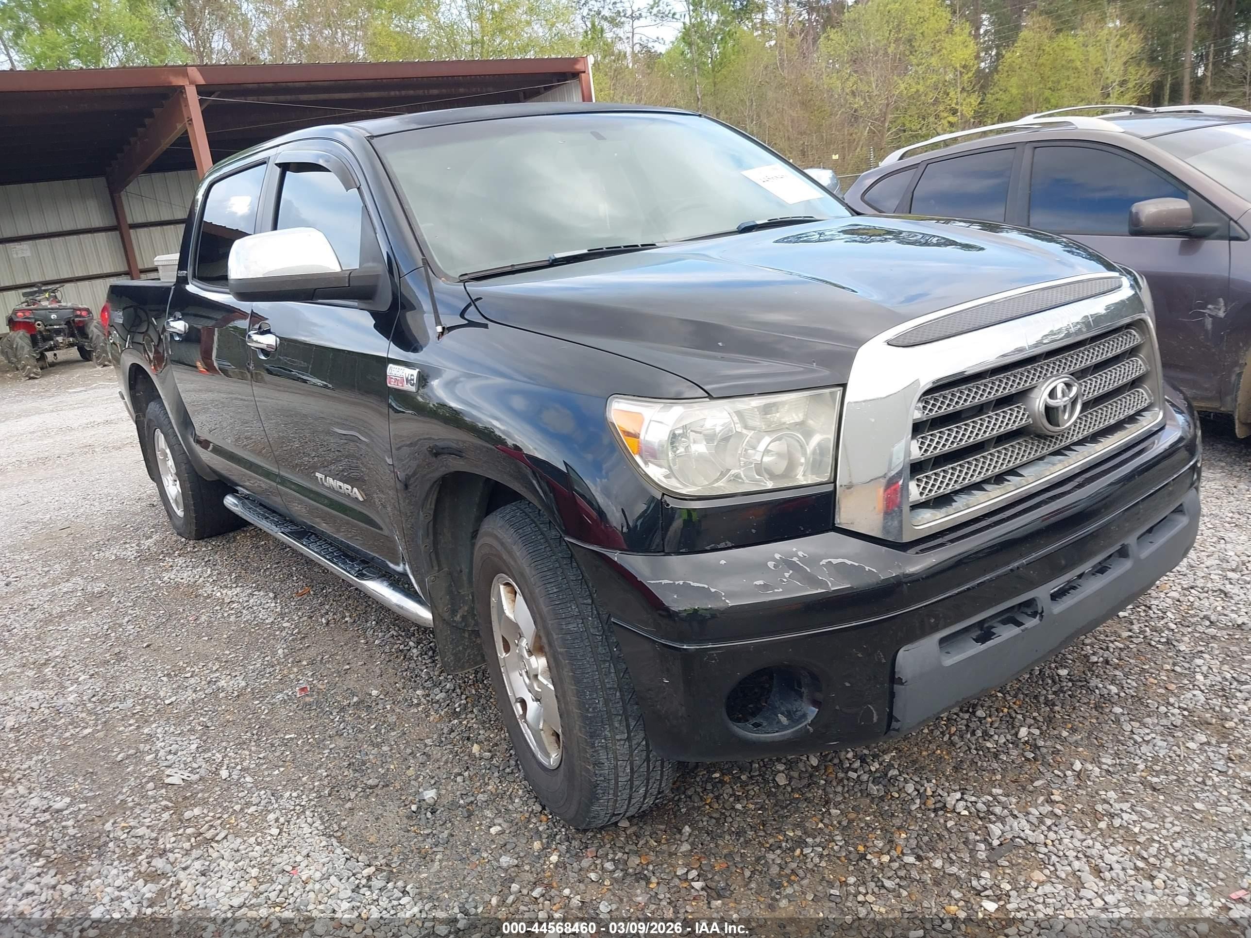 2007 Toyota Tundra Limited, VIN 5TBEV58117S459538 — Зад