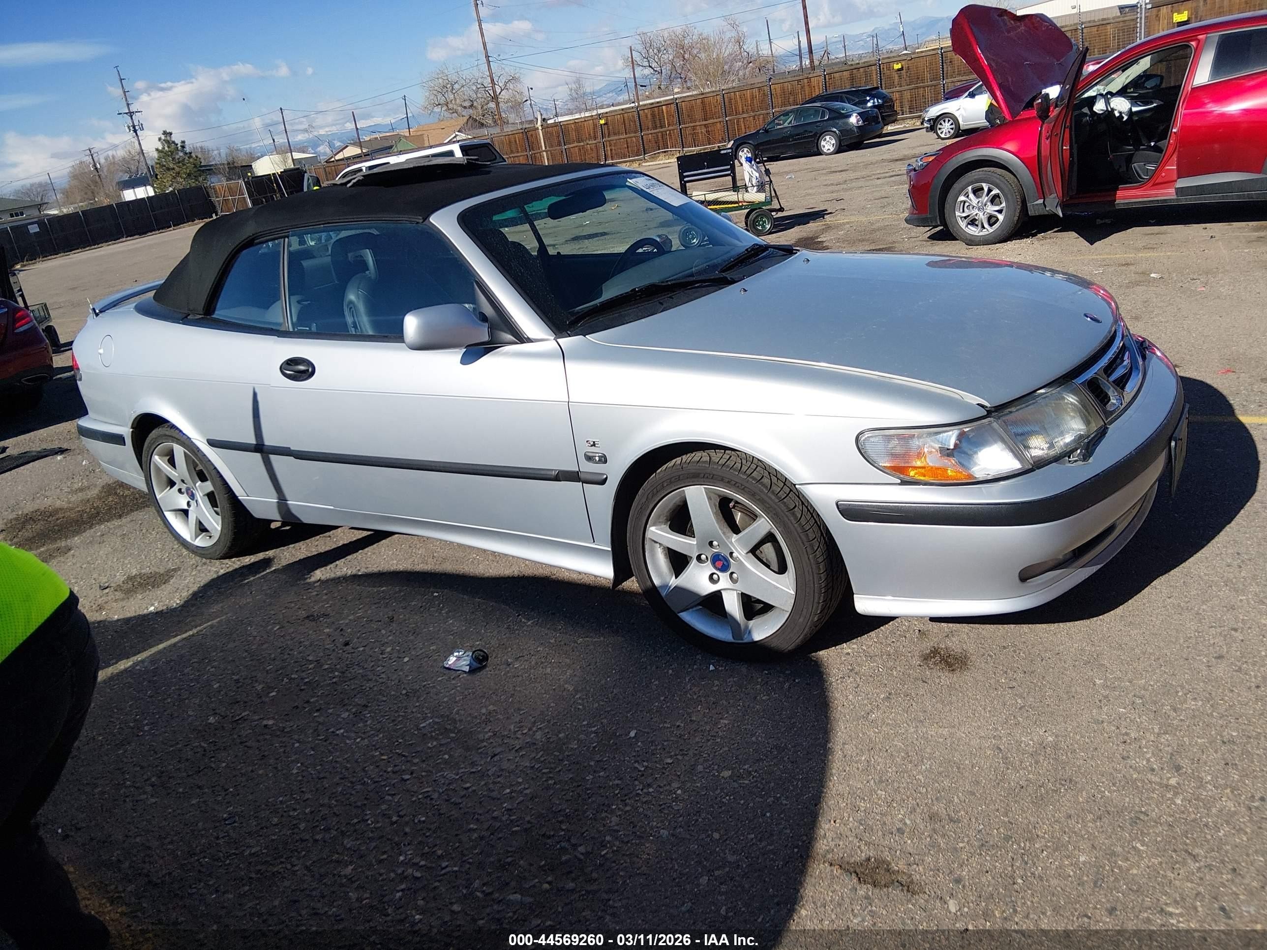 2002 Saab 9-3 SE, VIN YS3DF75K727015276 — Бок